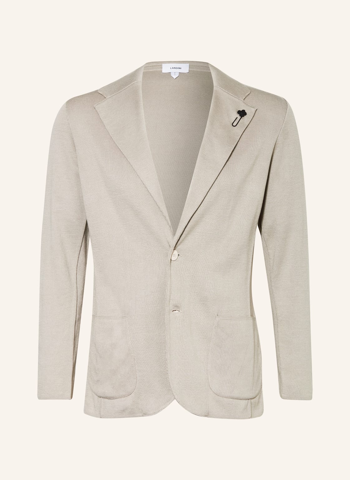 Lardini Stricksakko Slim Fit beige von LARDINI