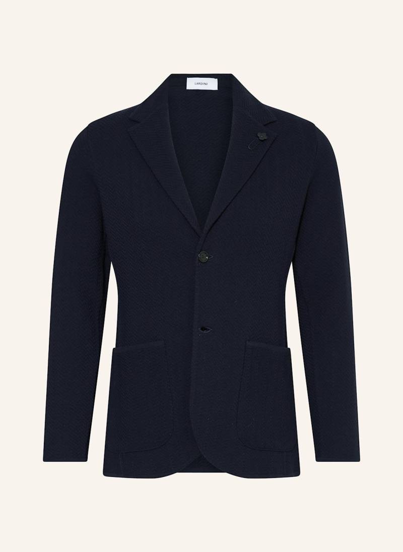 Lardini Stricksakko Slim Fit blau von LARDINI