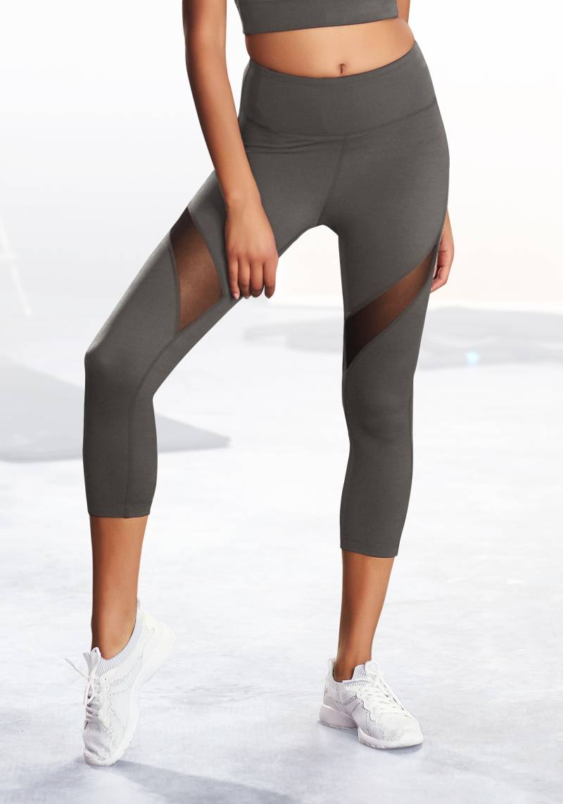 LASCANA ACTIVE Caprileggings »-Sport Capri«, mit kleiner Raffung, Loungewear von LASCANA ACTIVE