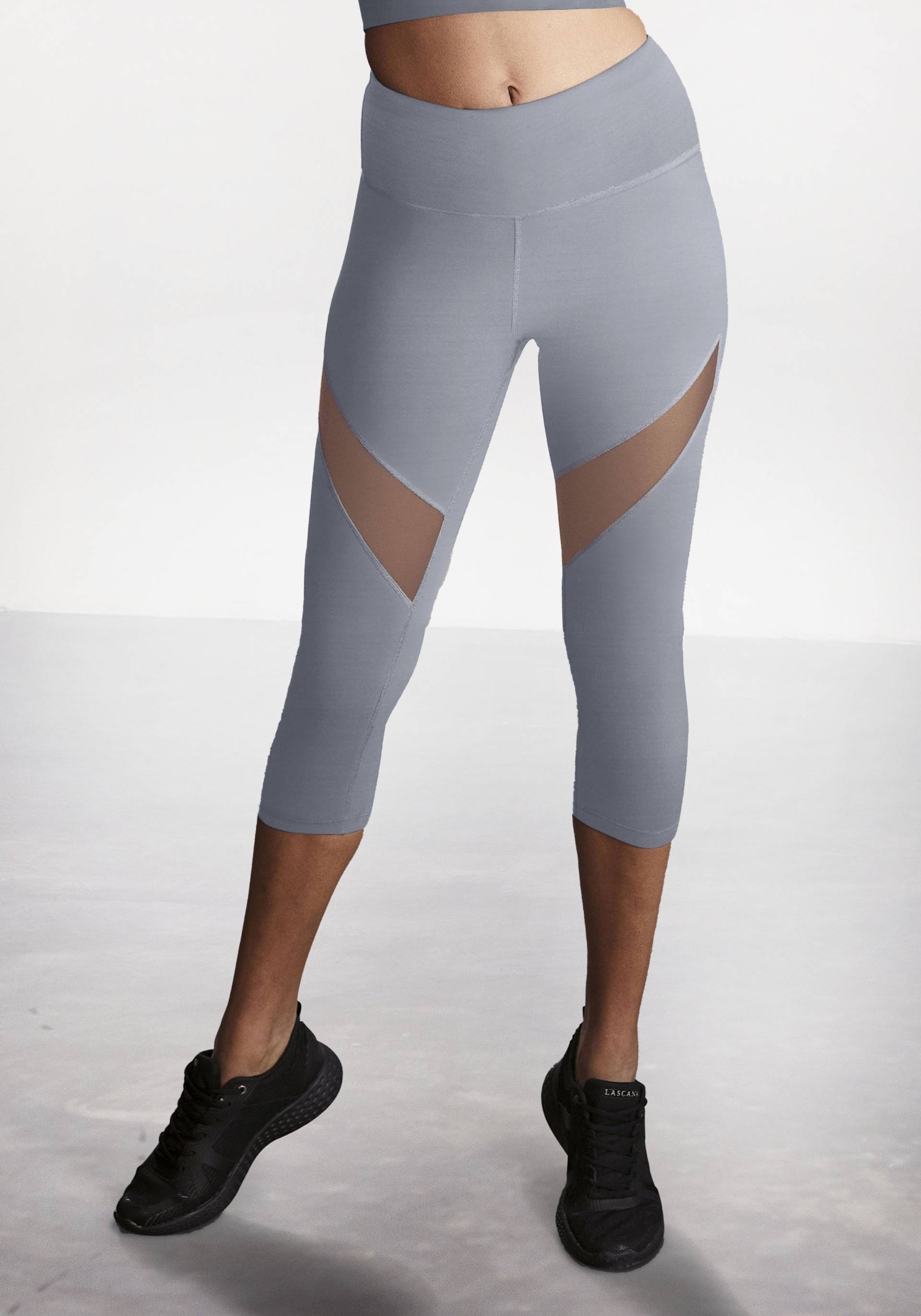 LASCANA ACTIVE Caprileggings, mit kleiner Raffung, Loungewear von LASCANA ACTIVE