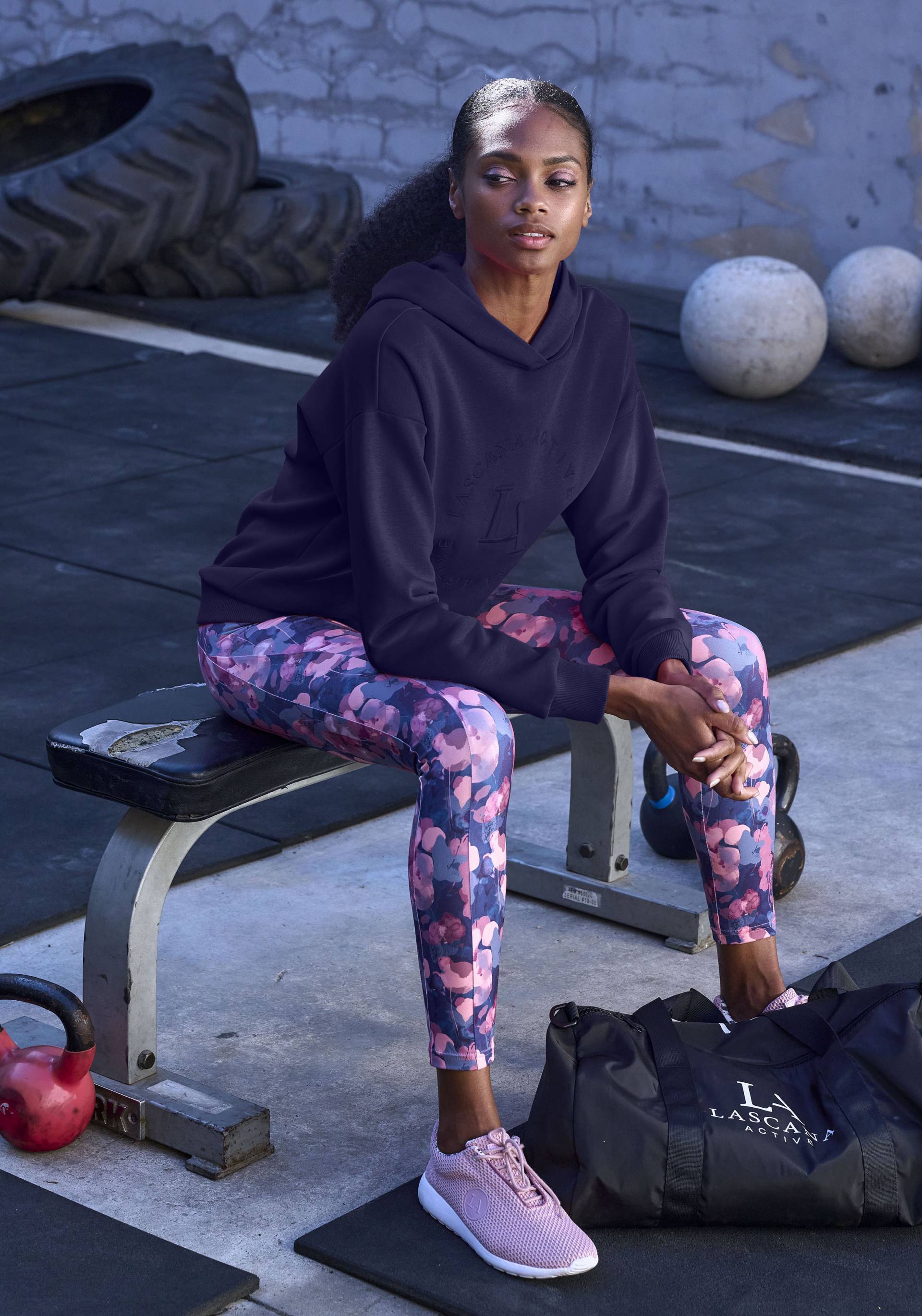 LASCANA ACTIVE Funktionsleggings, mit Muster von LASCANA ACTIVE