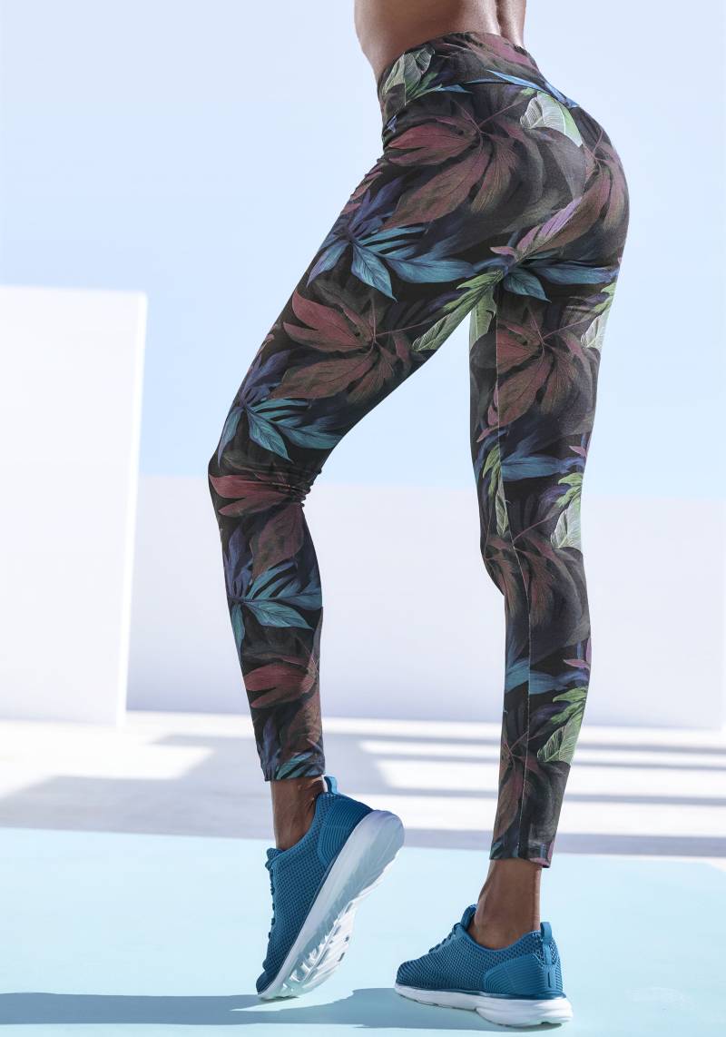 LASCANA ACTIVE Funktionsleggings, mit floralem Druck von LASCANA ACTIVE