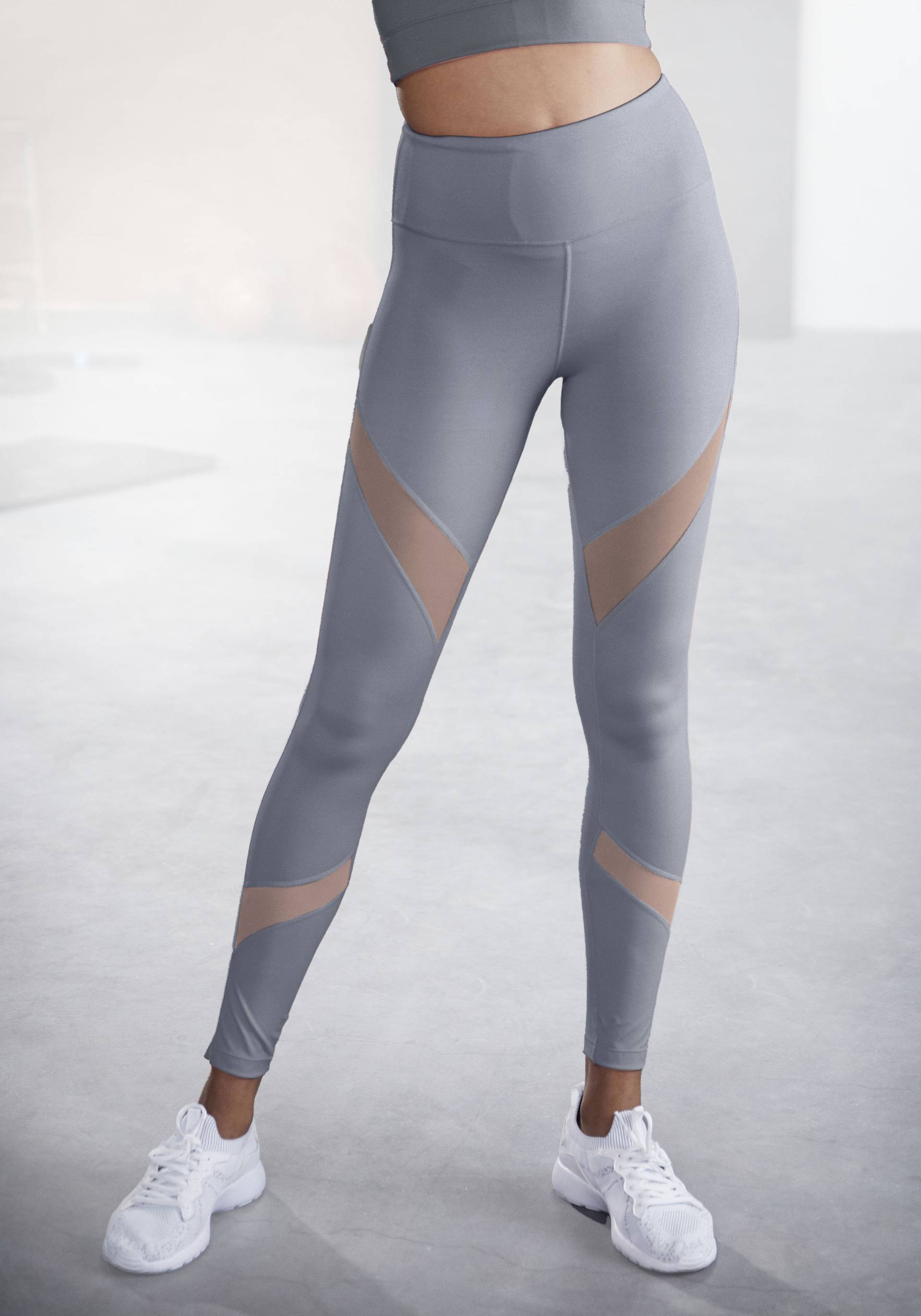 LASCANA ACTIVE Funktionsleggings »-Sport Leggings«, mit kleiner Raffung, Loungewear von LASCANA ACTIVE