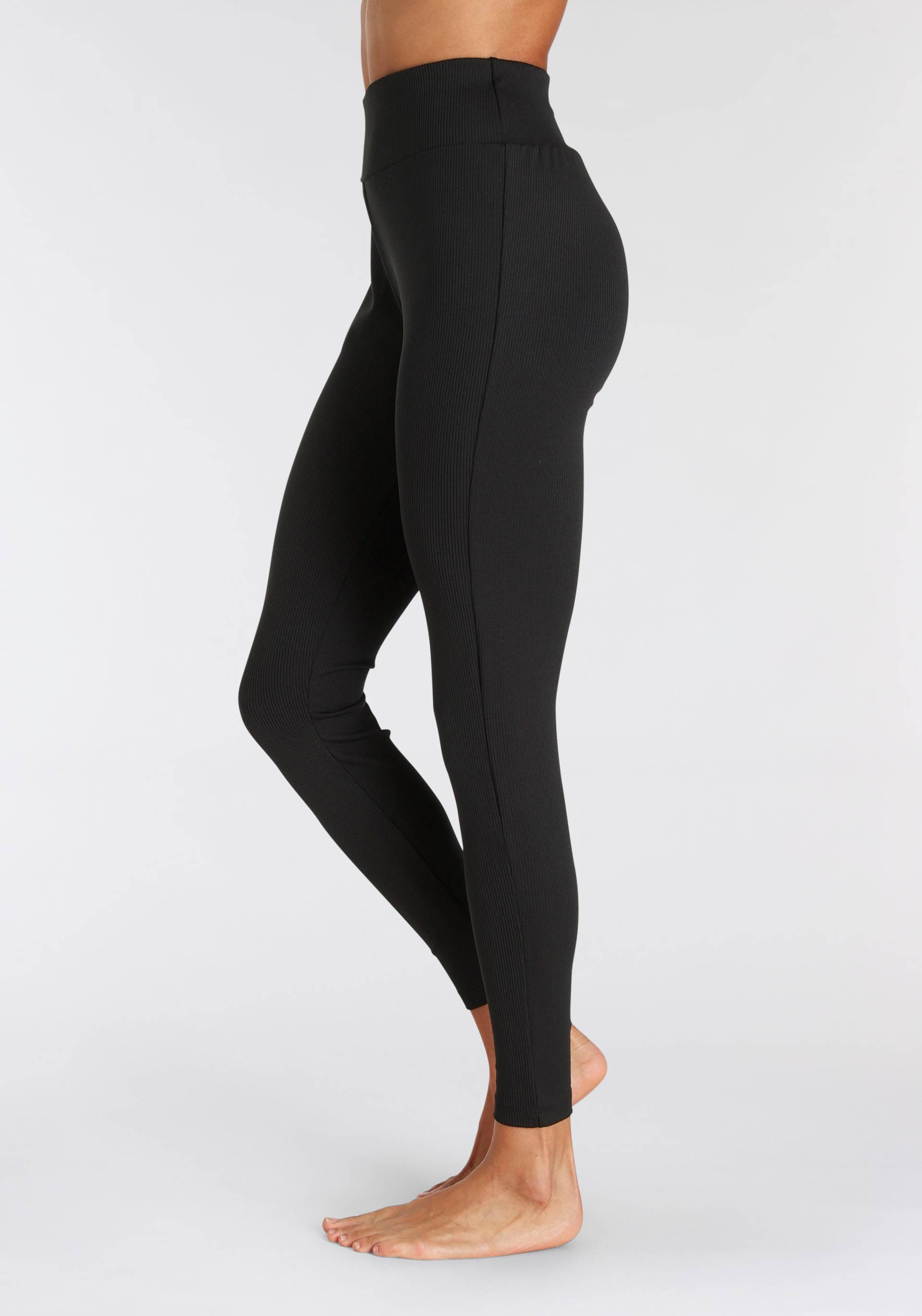 LASCANA ACTIVE Leggings, mit Rippstruktur von LASCANA ACTIVE