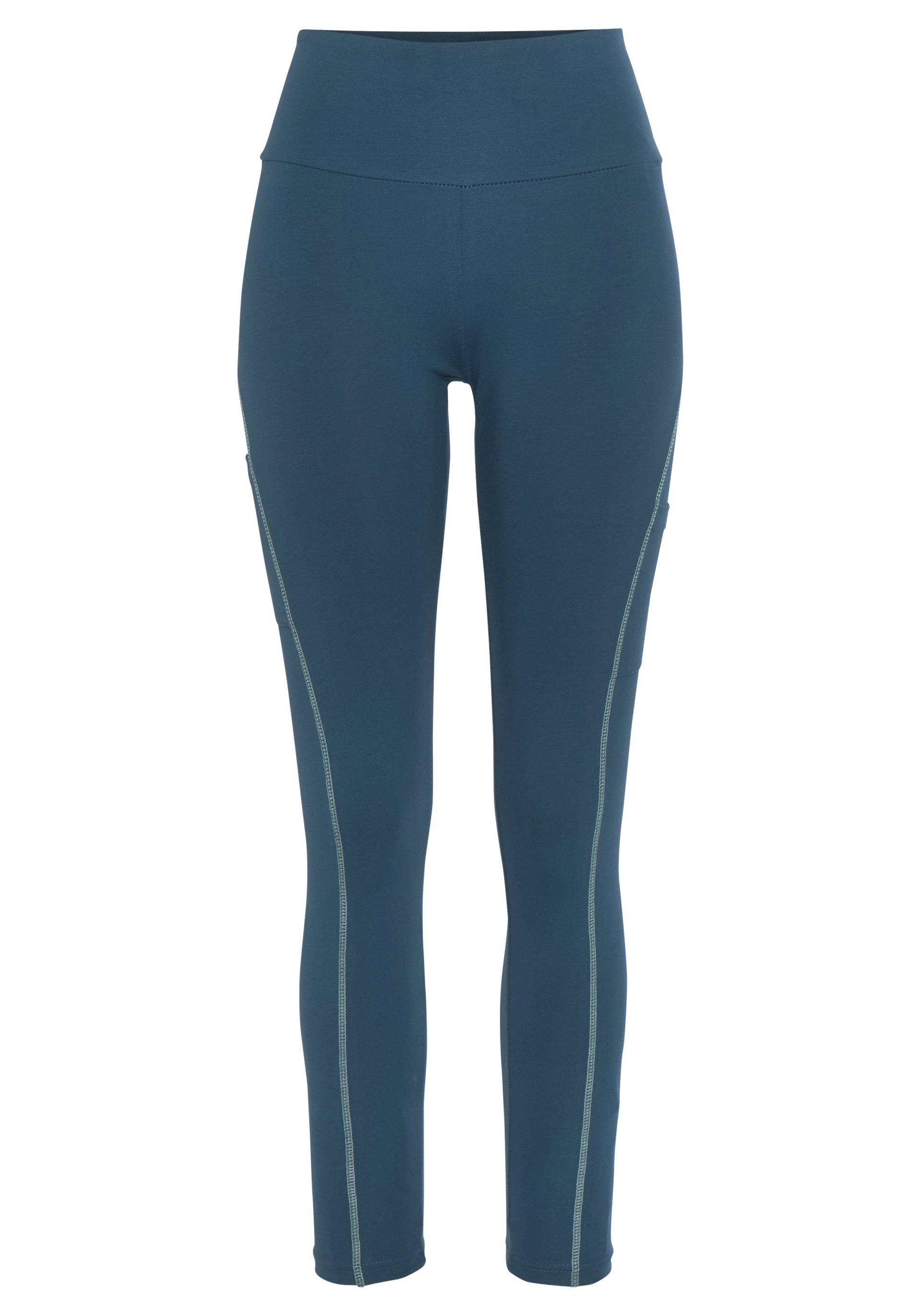 LASCANA ACTIVE Leggings »-Sporthose«, mit Kontrastnähten und breitem Bund von LASCANA ACTIVE