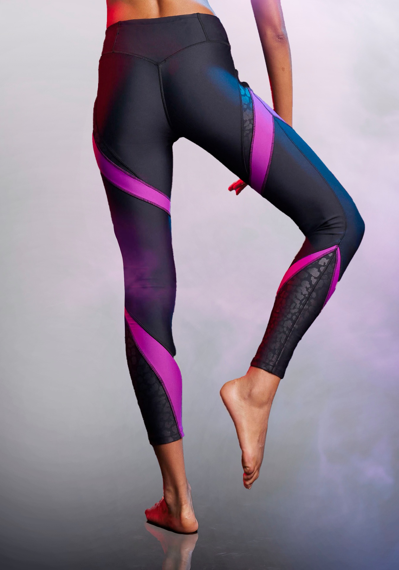 LASCANA ACTIVE Leggings, mit Leo- und Farbeinsätzen von LASCANA ACTIVE