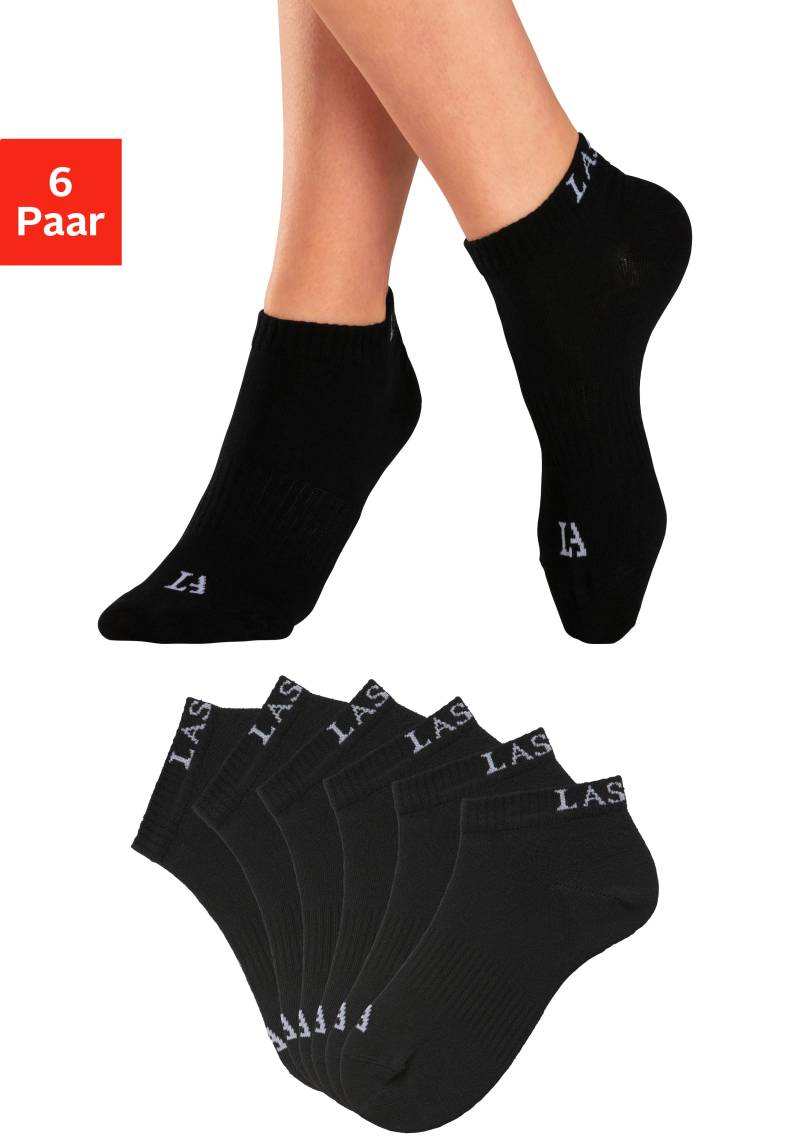 LASCANA ACTIVE Sneakersocken, (Packung, 6 Paar), mit eingestricktem Marken Logo von LASCANA ACTIVE