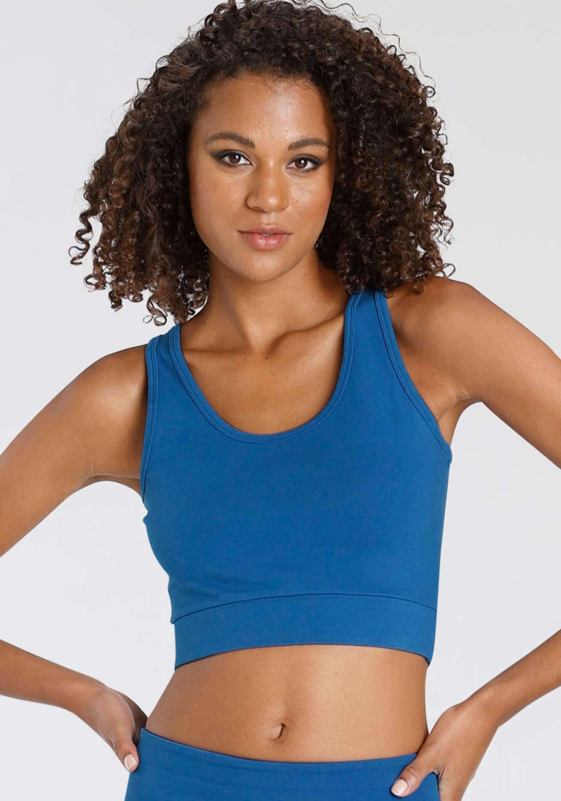 LASCANA ACTIVE Sporttop, Crop-Top mit breiten Trägern von LASCANA ACTIVE