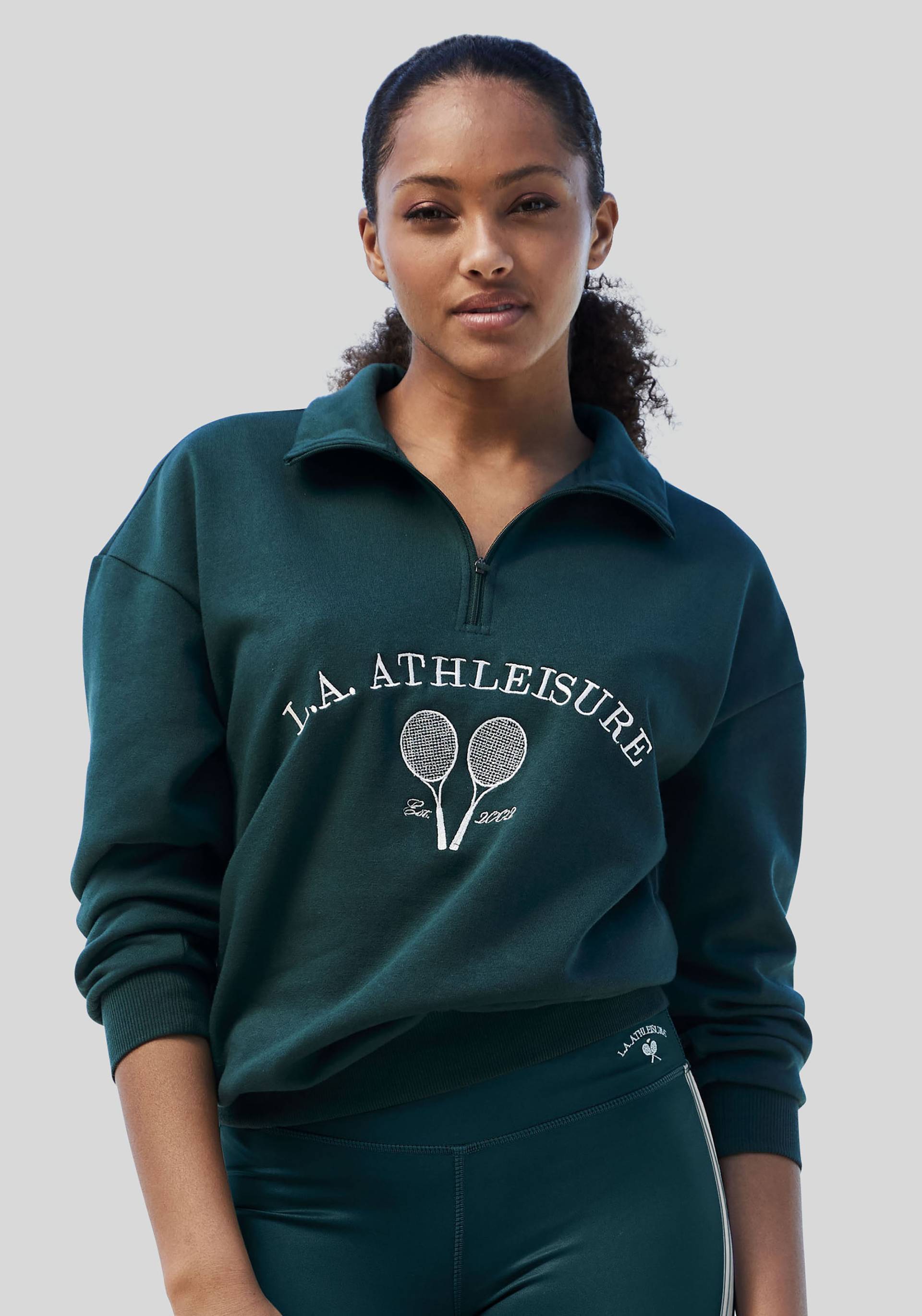 LASCANA ACTIVE Sweatshirt »Tennis«, mit Stehkragen und Reissverschluss von LASCANA ACTIVE