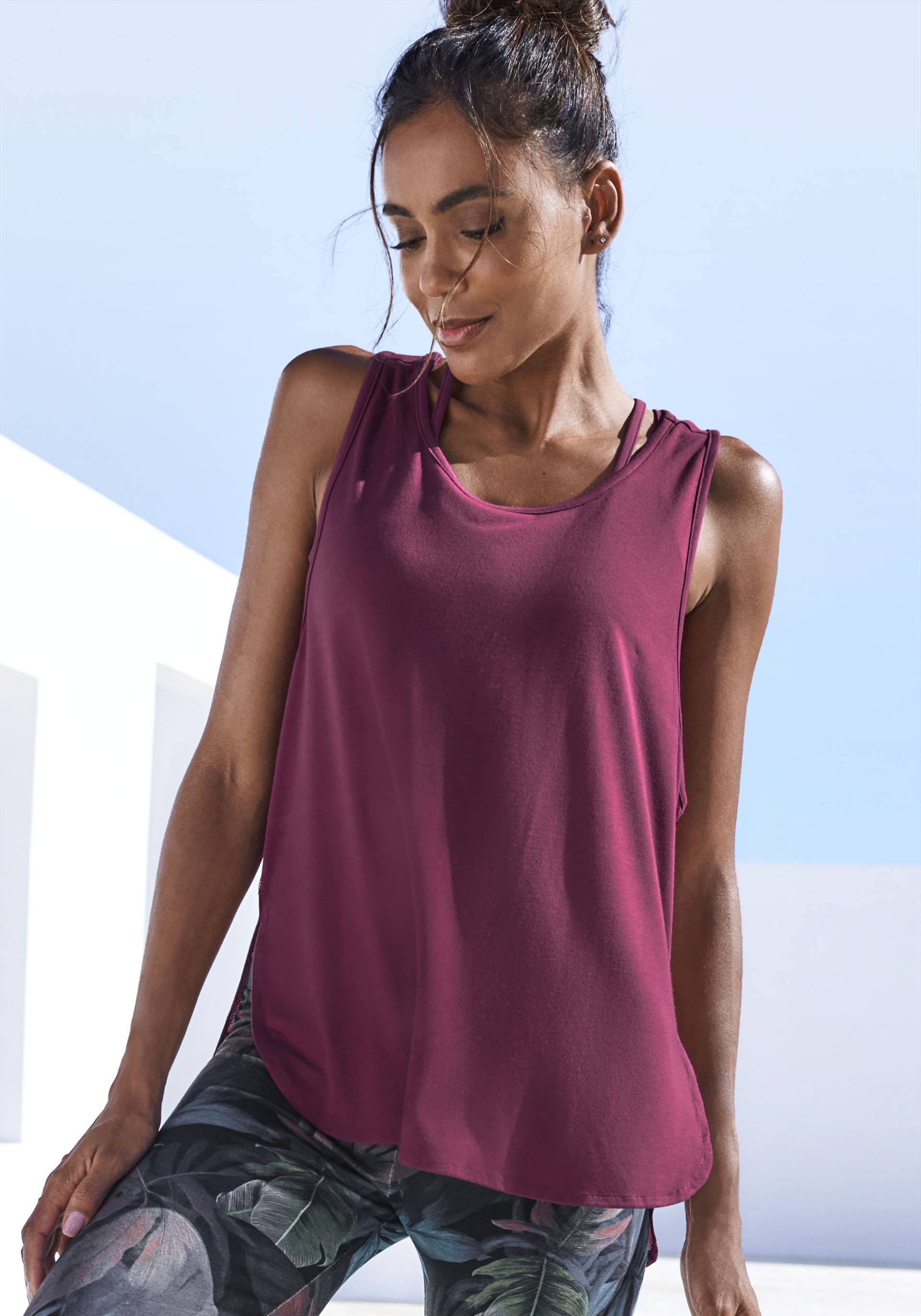 LASCANA ACTIVE Tanktop, Sporttop mit Mesheinsatz und Racerback von LASCANA ACTIVE