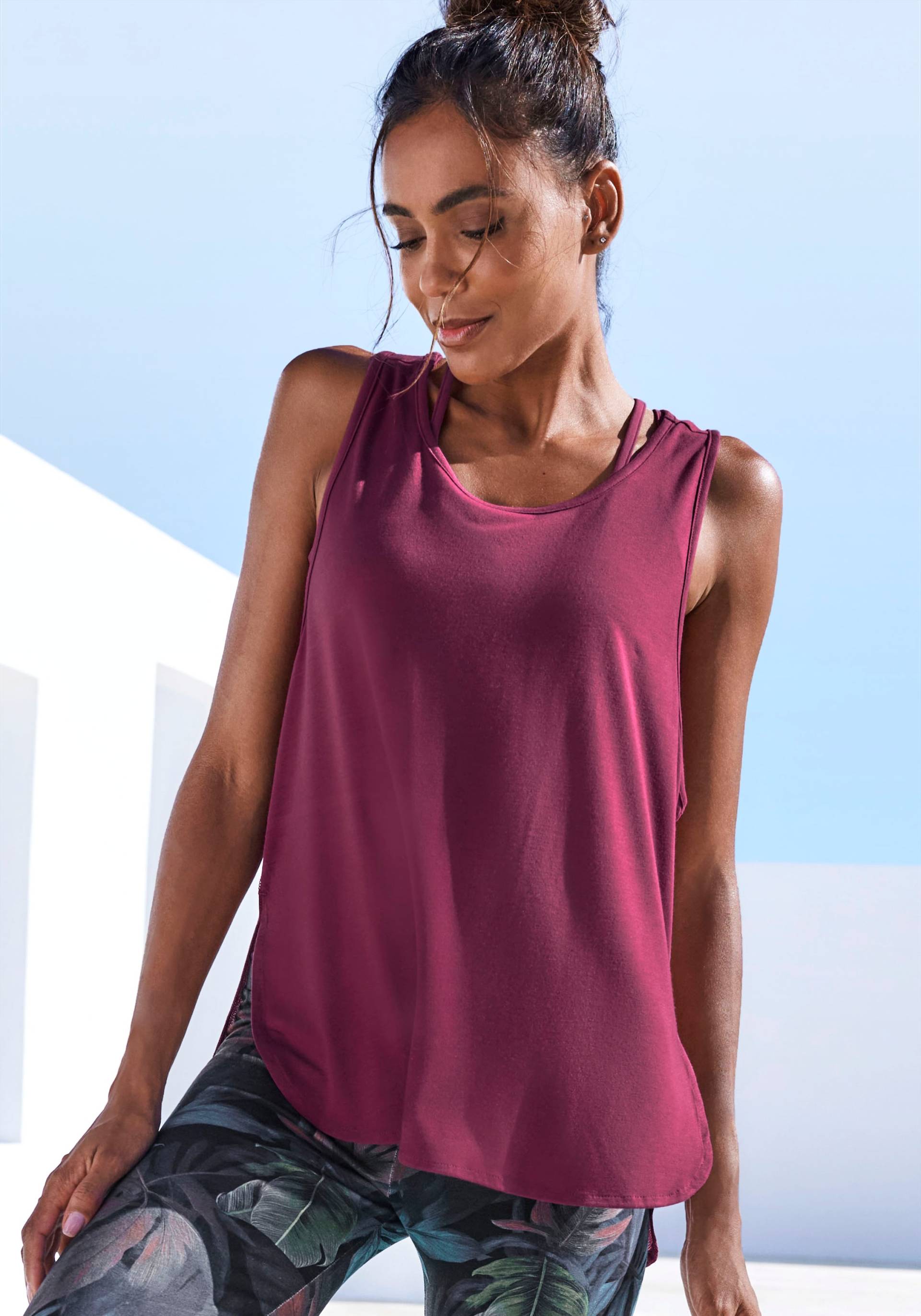 LASCANA ACTIVE Tanktop, Sporttop mit Mesheinsatz und Racerback von LASCANA ACTIVE