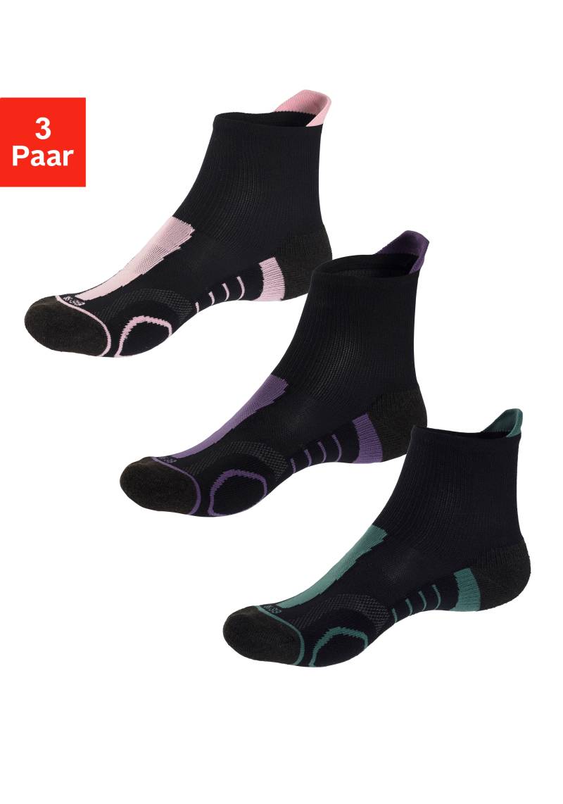 LASCANA ACTIVE Wandersocken, (Packung, 3 Paar), mit verstärkten Belastungszonen von LASCANA ACTIVE