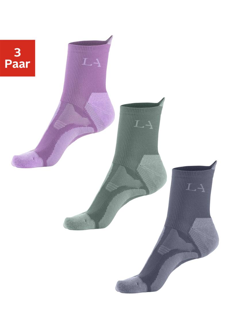 LASCANA ACTIVE Wandersocken, (Packung, 3 Paar), mit verstärkten Belastungszonen von LASCANA ACTIVE