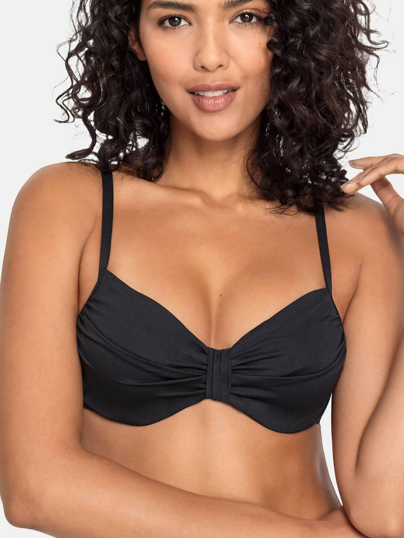 Armaturiertes Badeanzugoberteil Simple Damen Schwarz C/38 von LASCANA