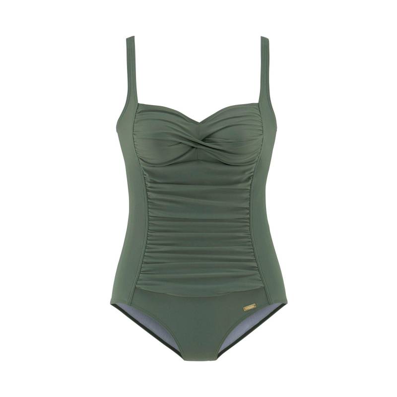 Badeanzug Damen Olivegrün B/36 von LASCANA