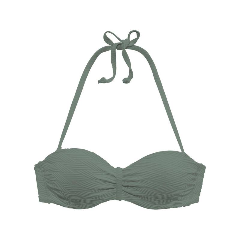 Bandeau-top, Verstärkung Damen Olivegrün D/40 von LASCANA