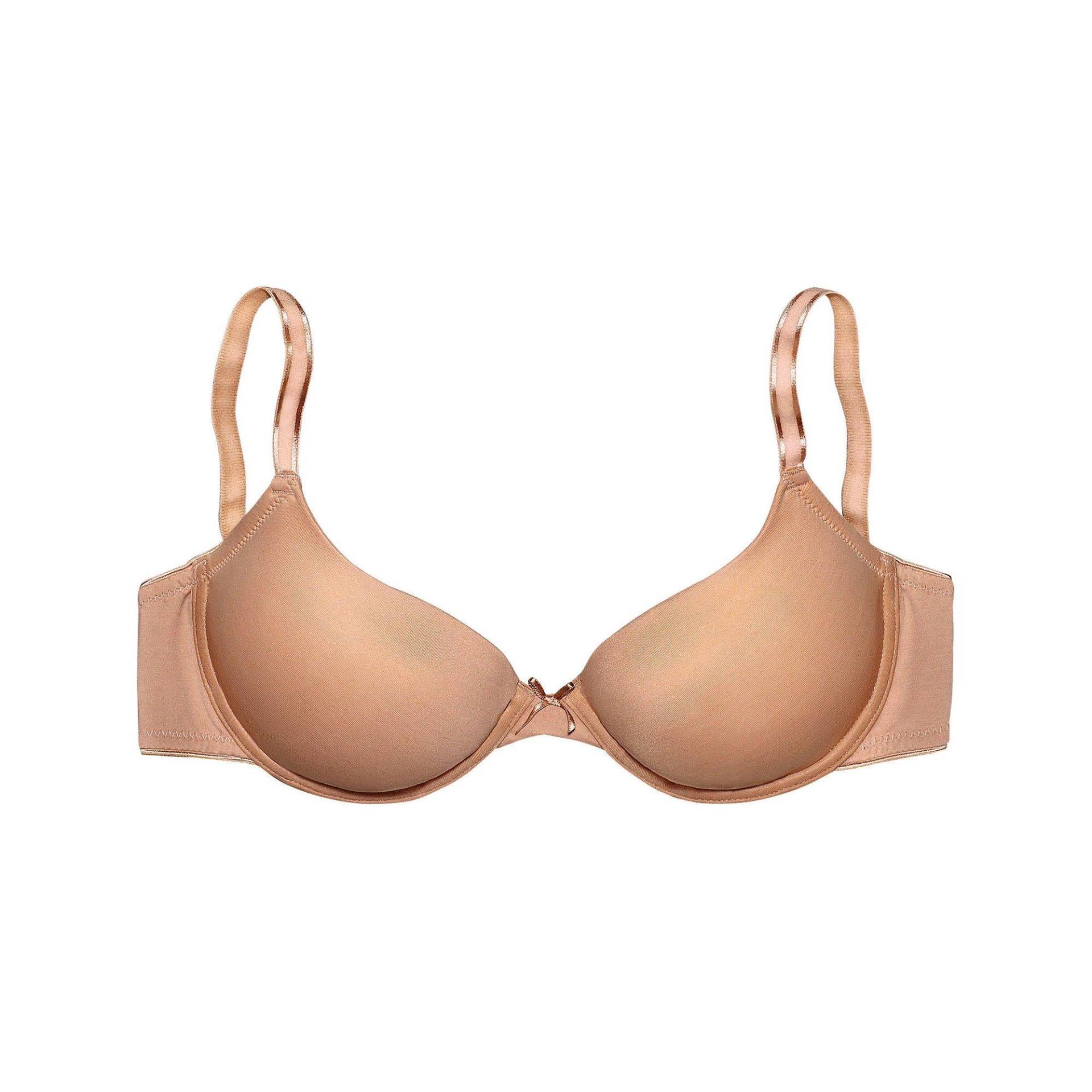 Lascana - BH,bügellos,Watte, für Damen, Beige, Größe 90/A von Lascana