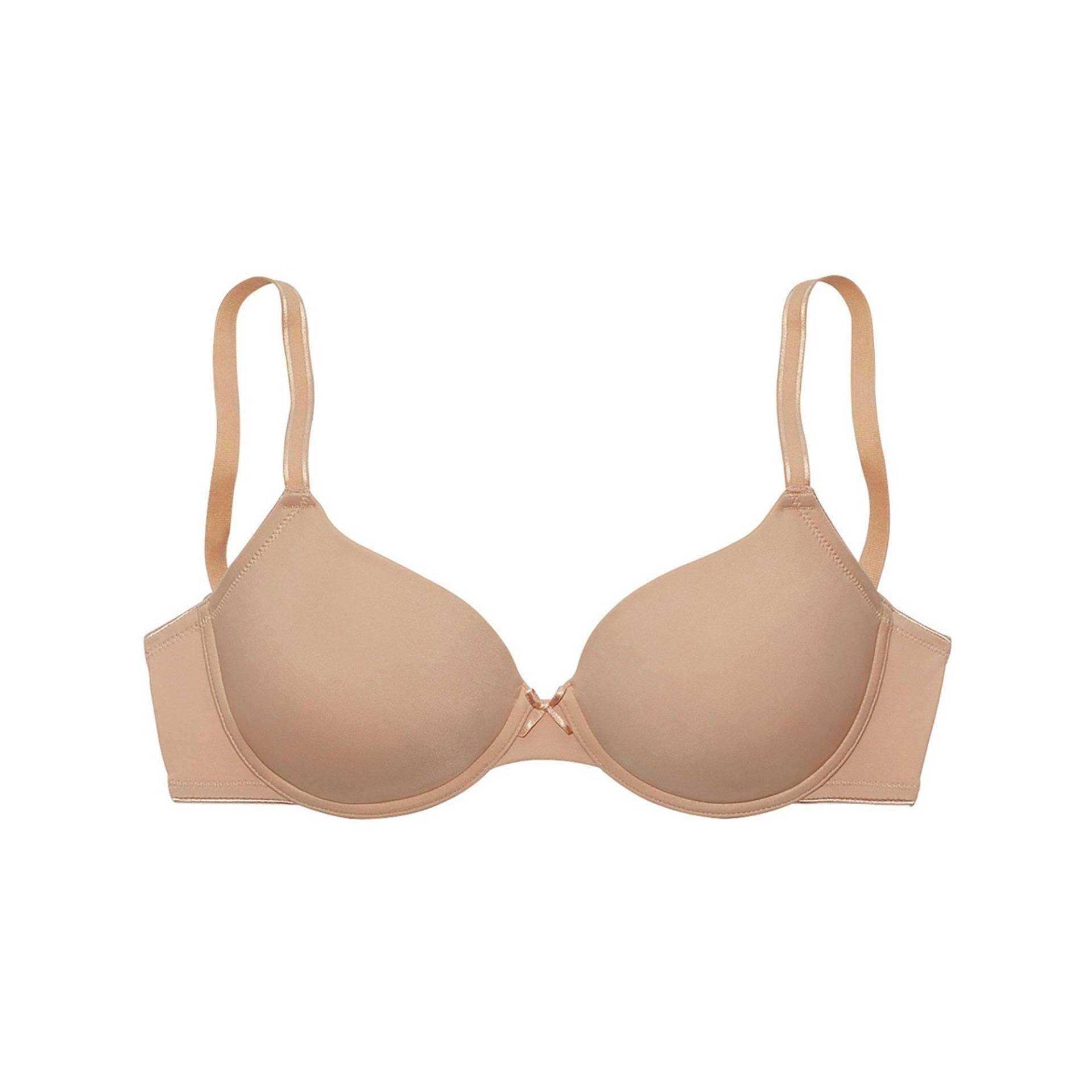 Lascana - BH,bügellos,Watte, für Damen, Braun Größe 70/C von Lascana