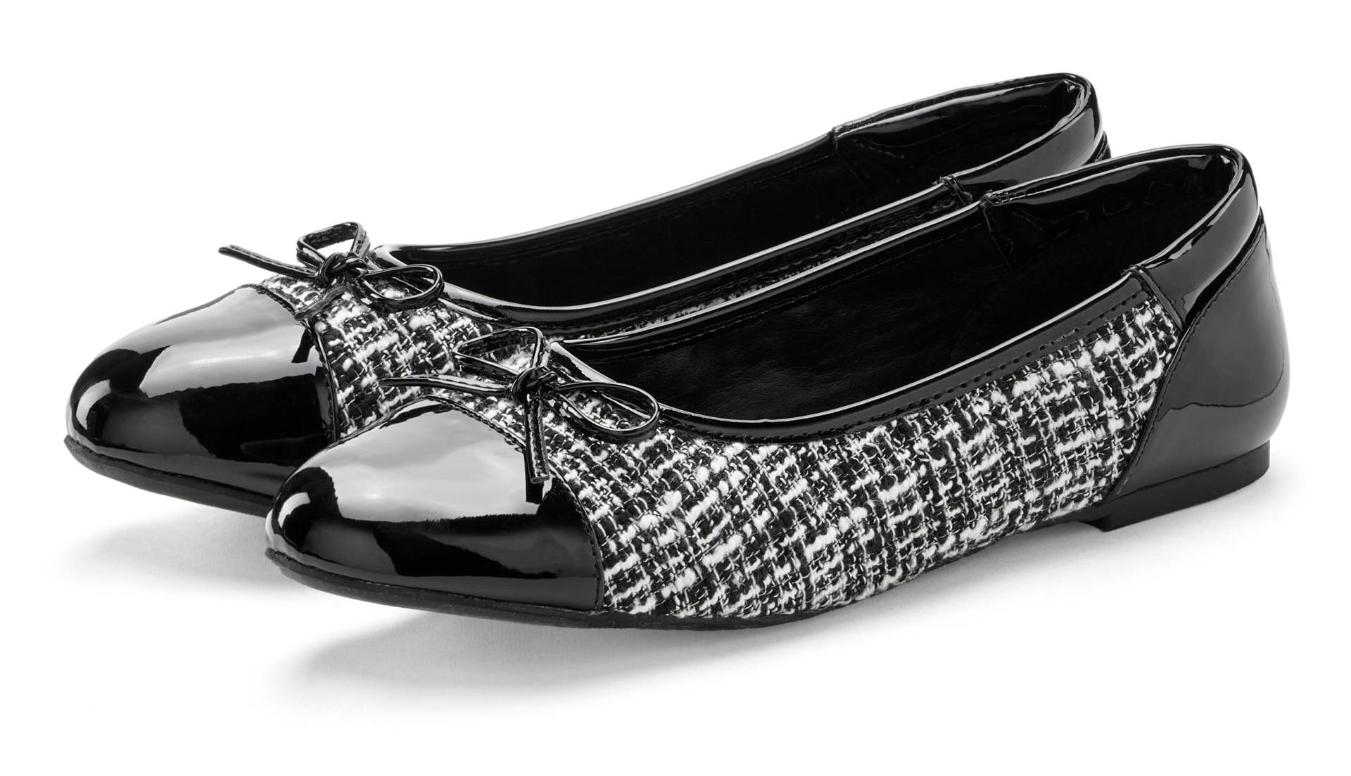 LASCANA Ballerina, in Hahnentritt-Optik, Freizeitschuh, Slipper, Slip-In, Halbschuh VEGAN LASCANA Ballerina, in Hahnentritt-Optik, Freizeitschuh, Slipper, Slip-In, Halbschuh VEGAN von LASCANA