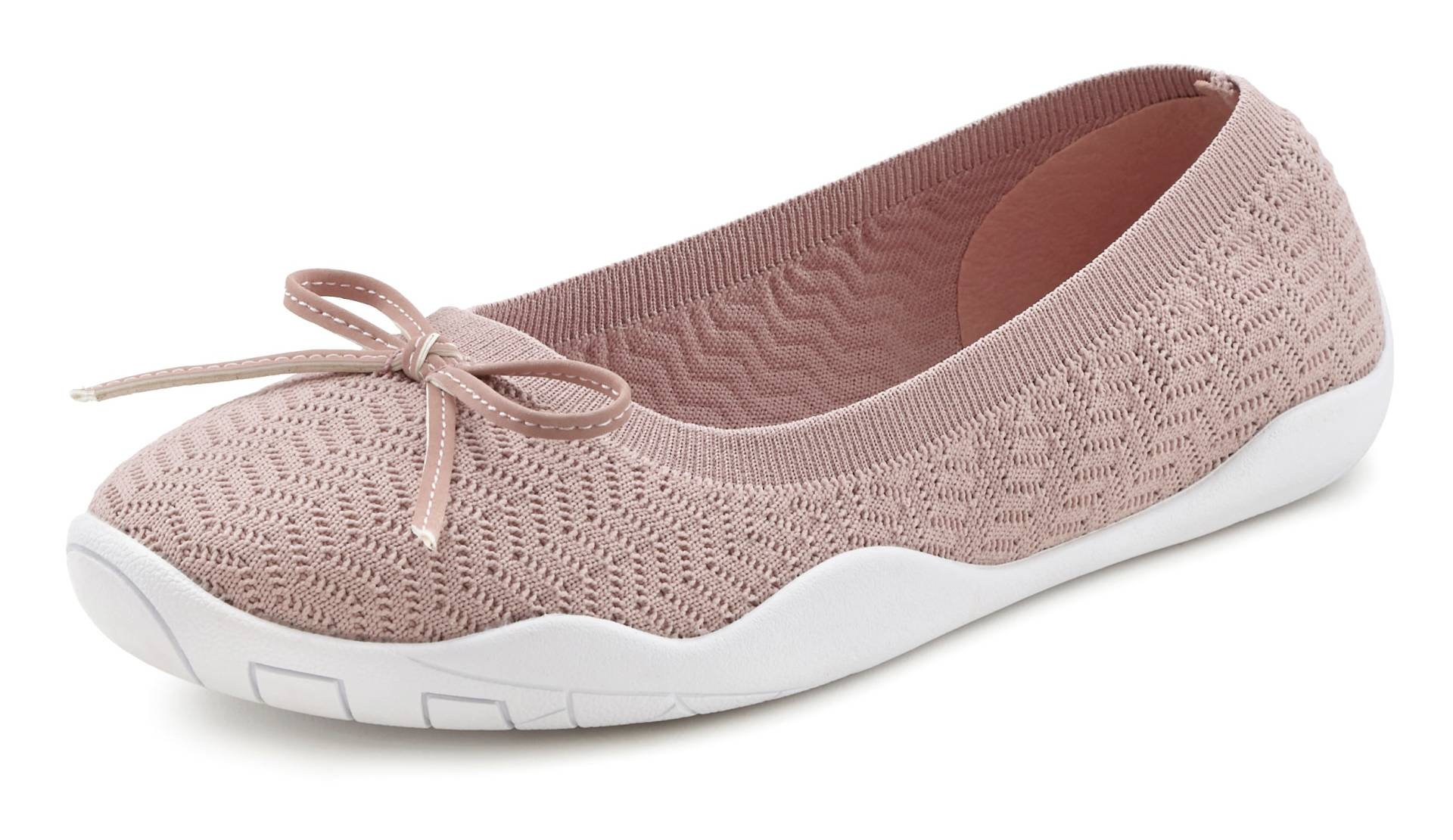 LASCANA Sneaker Ballerinas, mit flacher & flexibler Sohle, superleicht, Slipper, Halbschuh VEGAN von LASCANA