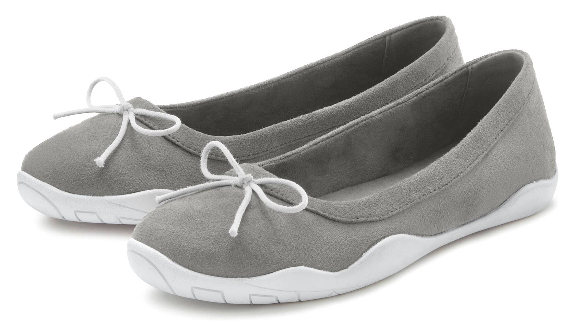 LASCANA Ballerina »Sneaker,«, leichter Freizeitschuh, Slipper, Halbschuh, flache Sohle VEGAN von LASCANA