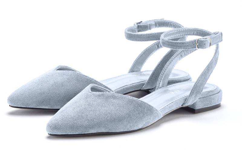 LASCANA Ballerina, Slingballerina, Riemchenballerina, Halbschuh, Slipper, Sandale VEGAN von LASCANA