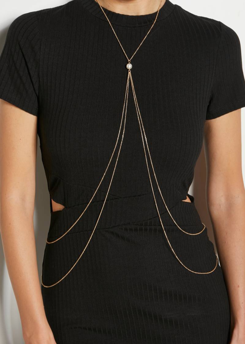 LASCANA Bauchkette, Bodychain im Ketten-Look, Körperkette, Taillenkette von LASCANA