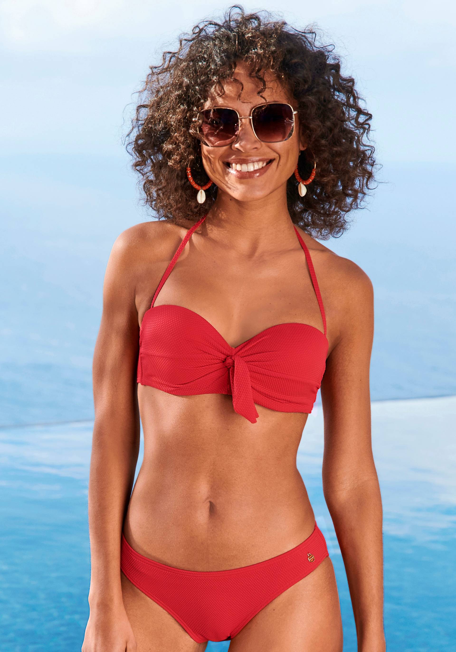 LASCANA Bikini-Hose »Cana«, unifarben aus Strukturware LASCANA Bikini-Hose »Cana«, unifarben aus Strukturware von LASCANA