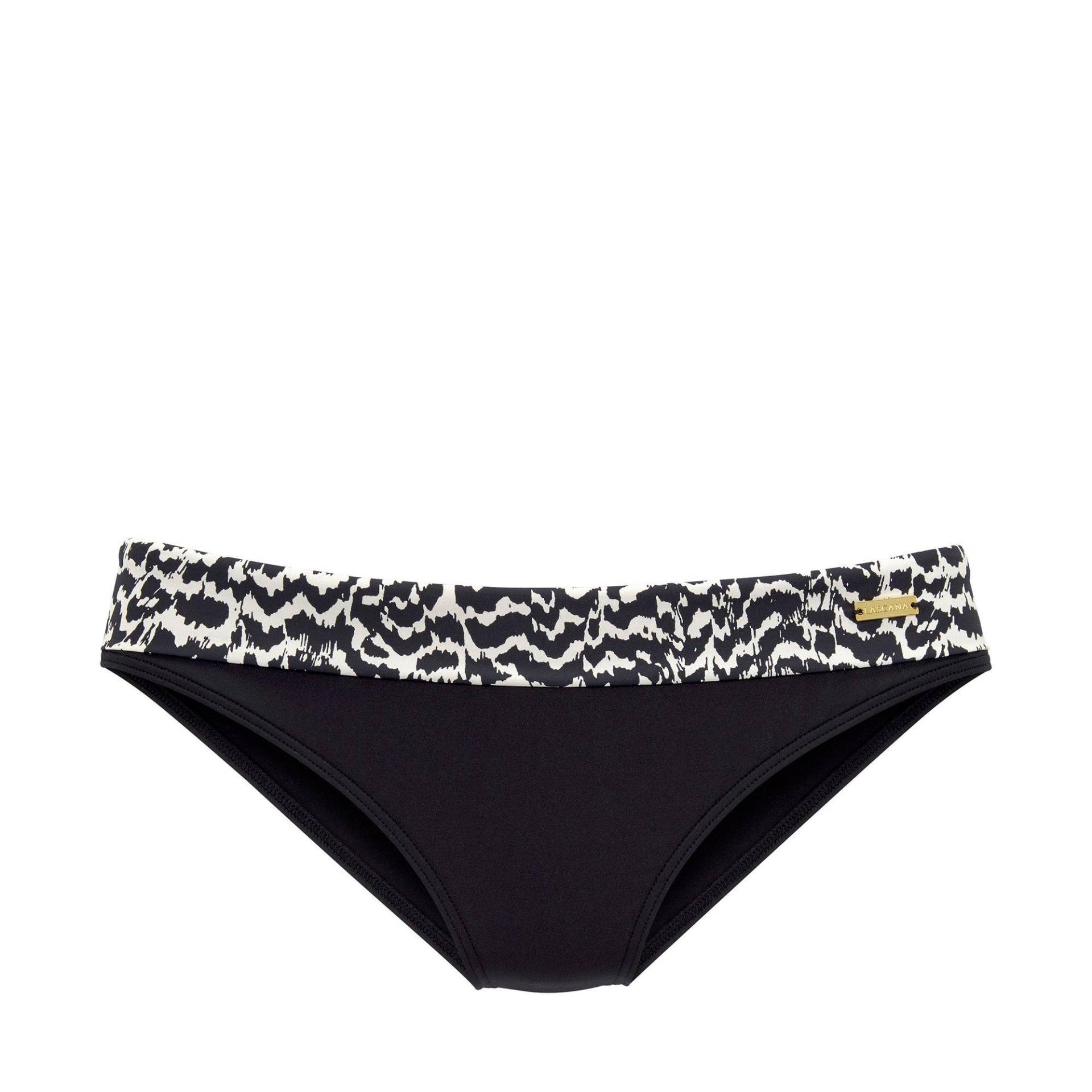 Bikini Unterteil, Slip Damen Zweifarbig  38 von LASCANA