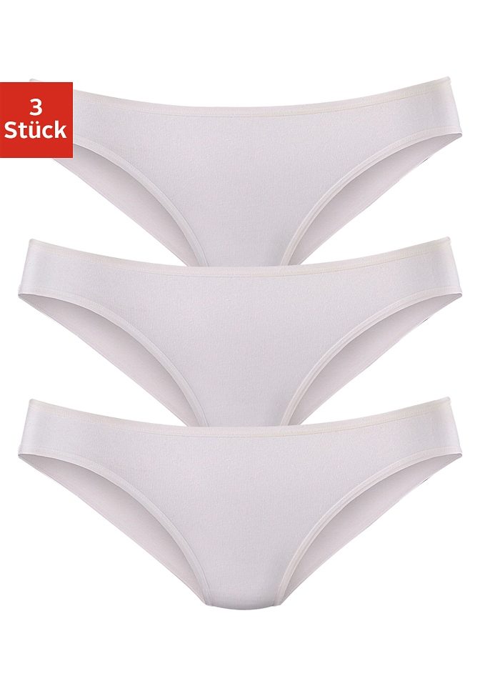 LASCANA Bikinislip »aus hochwertiger Modal-Qualität«, (3er-Pack) von LASCANA