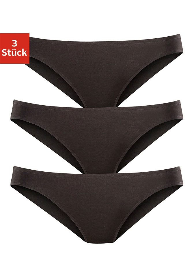 LASCANA Bikinislip »aus hochwertiger Modal-Qualität«, (3er-Pack) von LASCANA