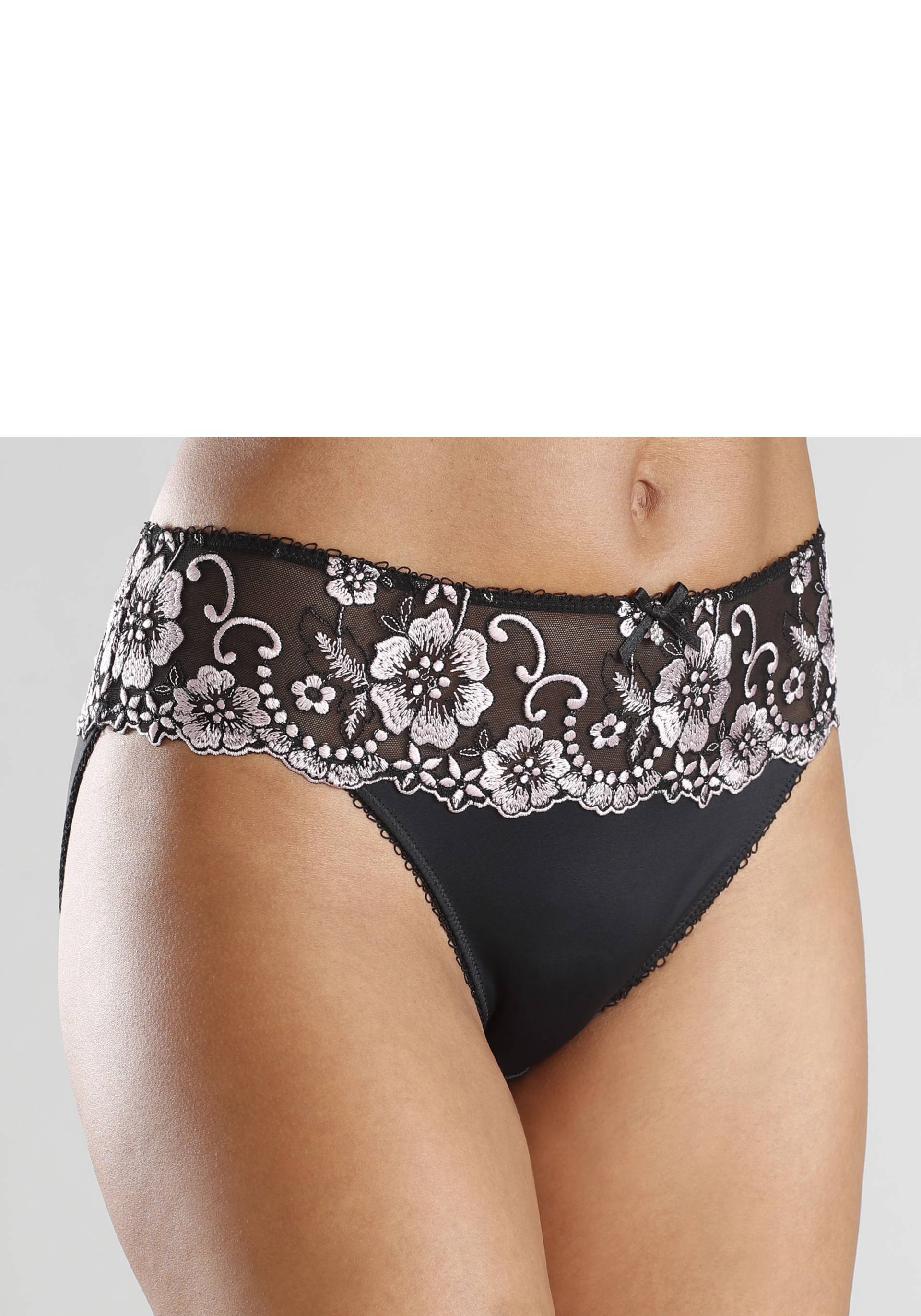 LASCANA Bikinislip »Wanda«, mit Stickerei Spitze in floraler Optik LASCANA Bikinislip »Wanda«, mit Stickerei Spitze in floraler Optik von LASCANA