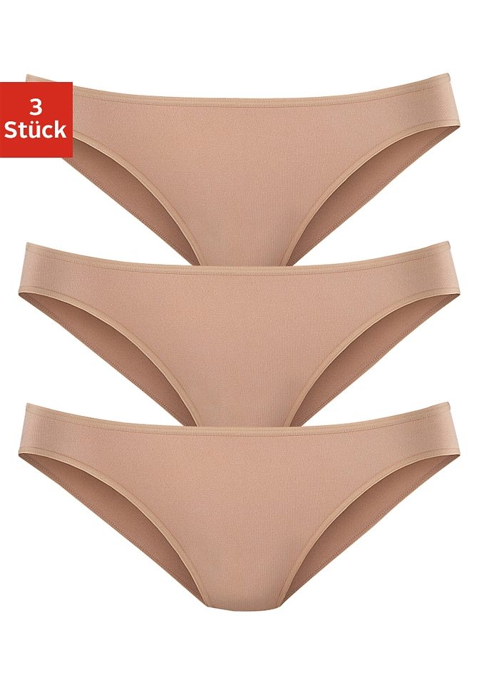 LASCANA Bikinislip »aus hochwertiger Modal-Qualität«, (3er-Pack) von LASCANA