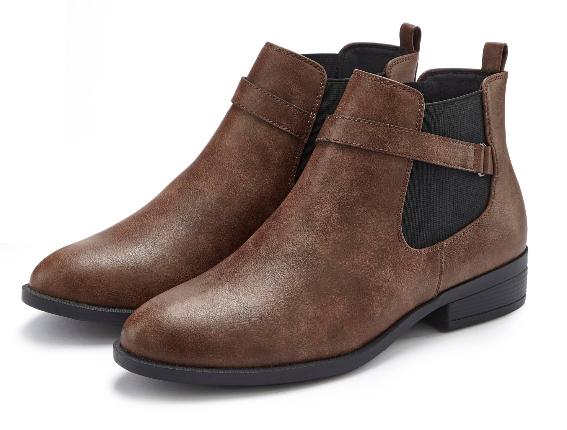 Vivance Chelseaboots, mit Stretch-Einsatz, Stiefelette, Ankle Boots VEGAN Vivance Chelseaboots, mit Stretch-Einsatz, Stiefelette, Ankle Boots VEGAN von Vivance