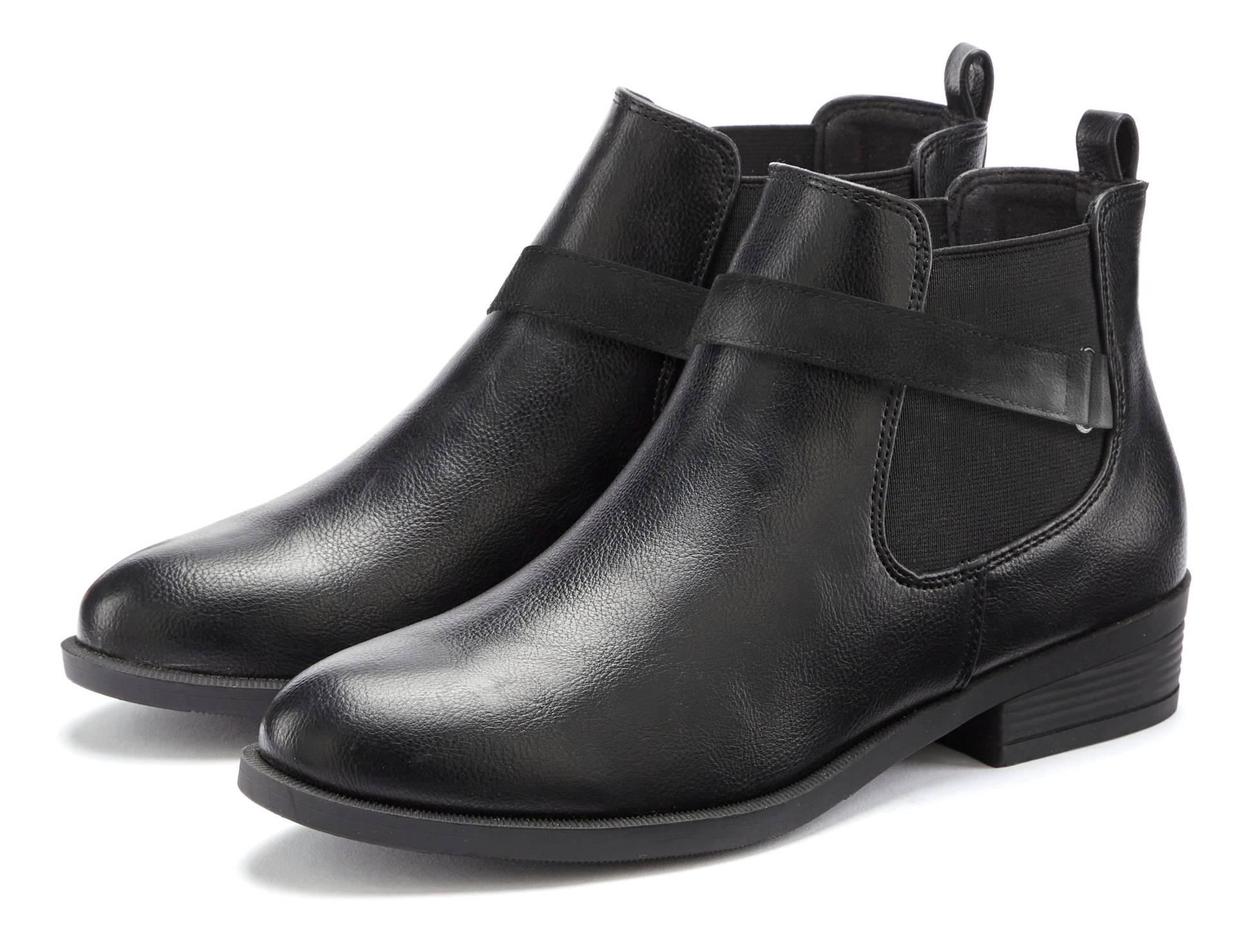 Vivance Chelseaboots, mit Stretch-Einsatz, Stiefelette, Ankle Boots VEGAN Vivance Chelseaboots, mit Stretch-Einsatz, Stiefelette, Ankle Boots VEGAN von Vivance