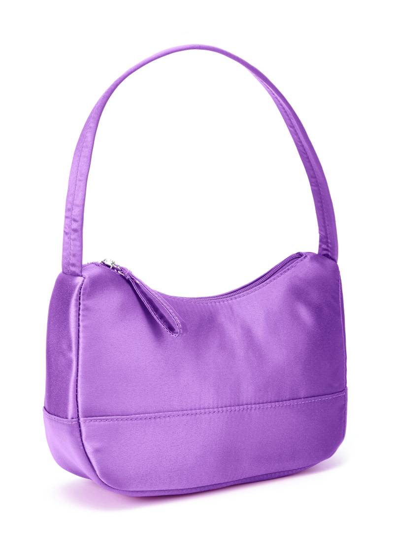 LASCANA Mini Bag, aus Satin, Schultertasche, Henkeltasche, Mini Bag, Trend Farbe Lila von LASCANA