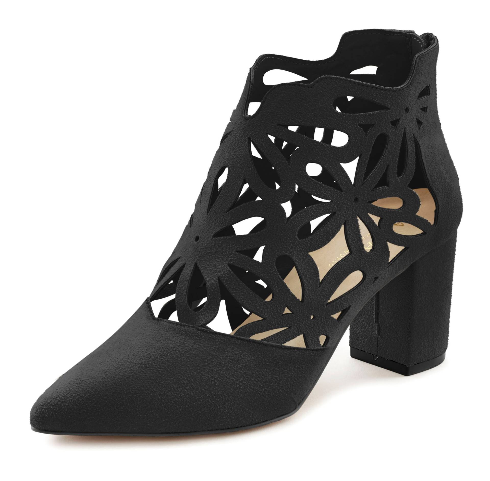 LASCANA High-Heel-Stiefelette, mit femininer Spitze und Blockabsatz, Ankle Boot, Stiefel LASCANA High-Heel-Stiefelette, mit femininer Spitze und Blockabsatz, Ankle Boot, Stiefel von LASCANA
