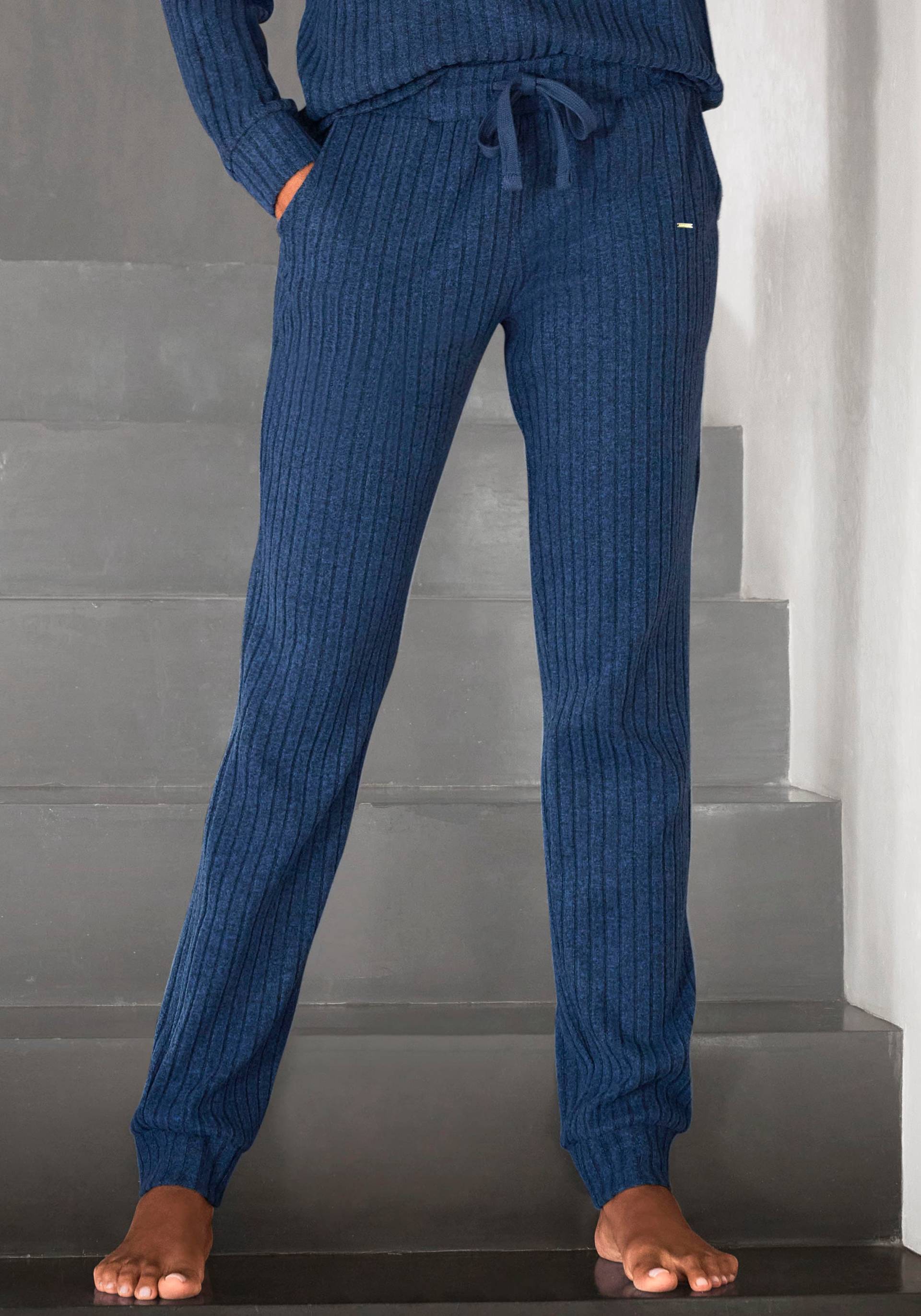 LASCANA Homewearhose, Lounge-/ Strickhose mit praktischen Taschen, Loungewear LASCANA Homewearhose, Lounge-/ Strickhose mit praktischen Taschen, Loungewear von LASCANA