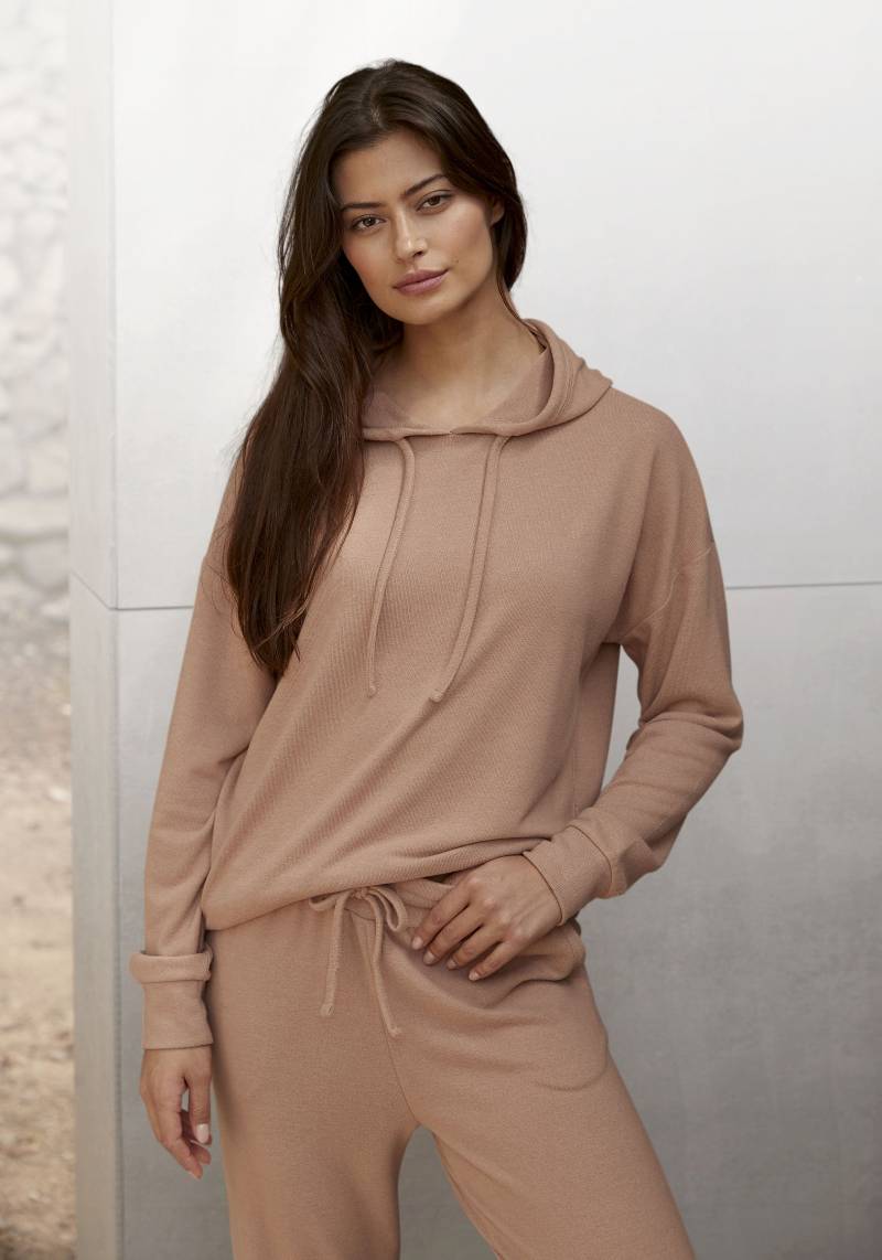 LASCANA Kapuzenpullover, Loungepullover in lässiger Form, Loungewear von LASCANA