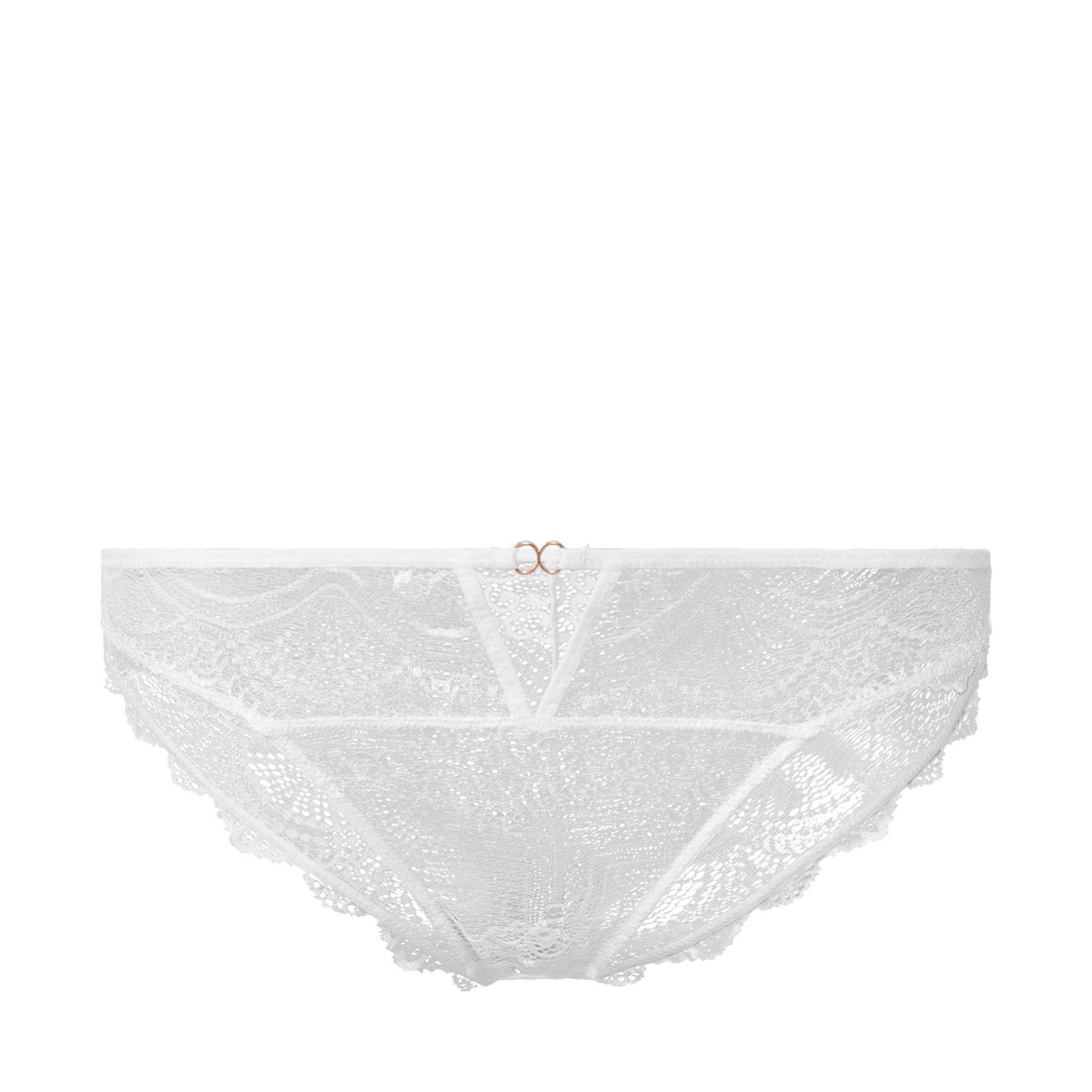 Kurzer Unterrock Damen Creme 38 von LASCANA