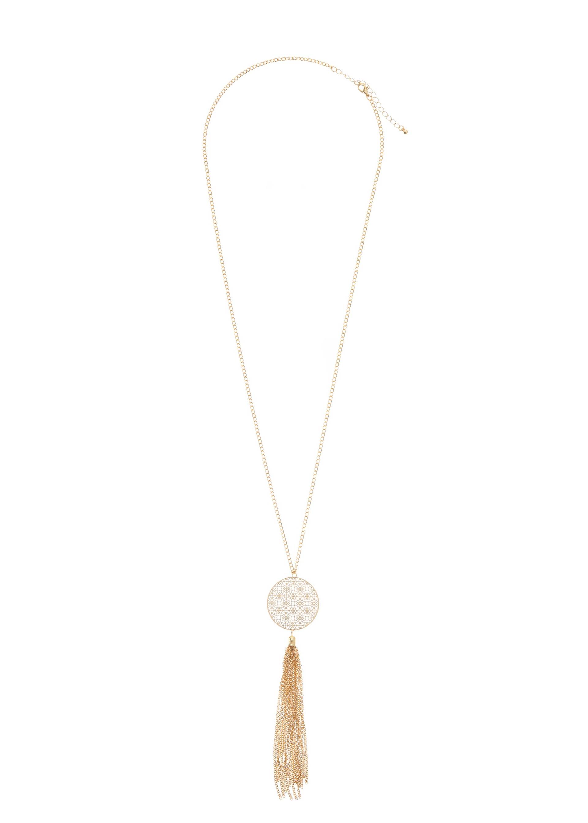 LASCANA Lange Kette »Traumfänger Anhänger«, mit Ornament und Tassel, Kette mit Anhänger, Halsschmuck LASCANA Lange Kette »Traumfänger Anhänger«, mit Ornament und Tassel, Kette mit Anhänger, Halsschmuck von LASCANA