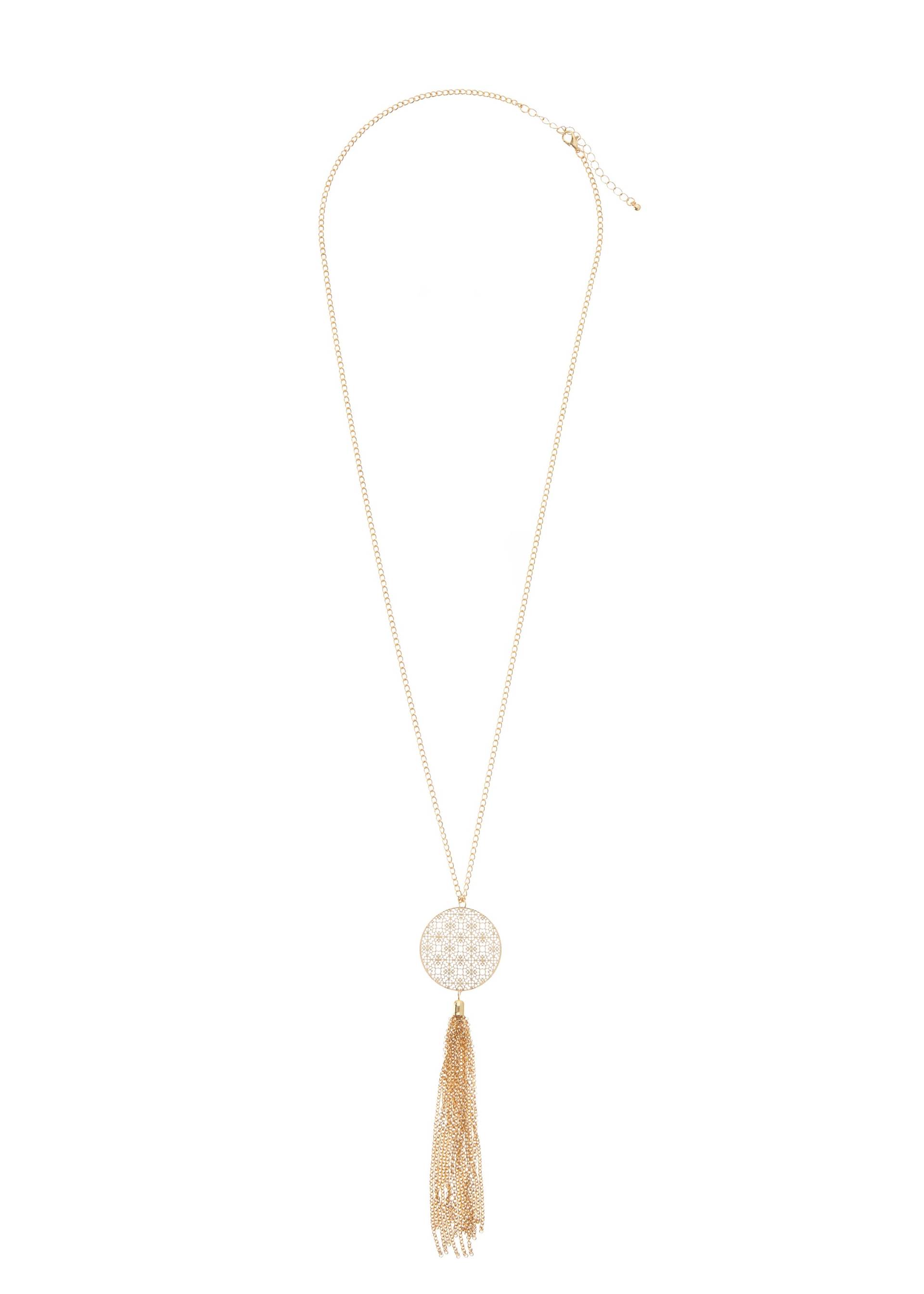 LASCANA Lange Kette »Traumfänger Anhänger«, mit Ornament und Tassel, Kette mit Anhänger, Halsschmuck von LASCANA