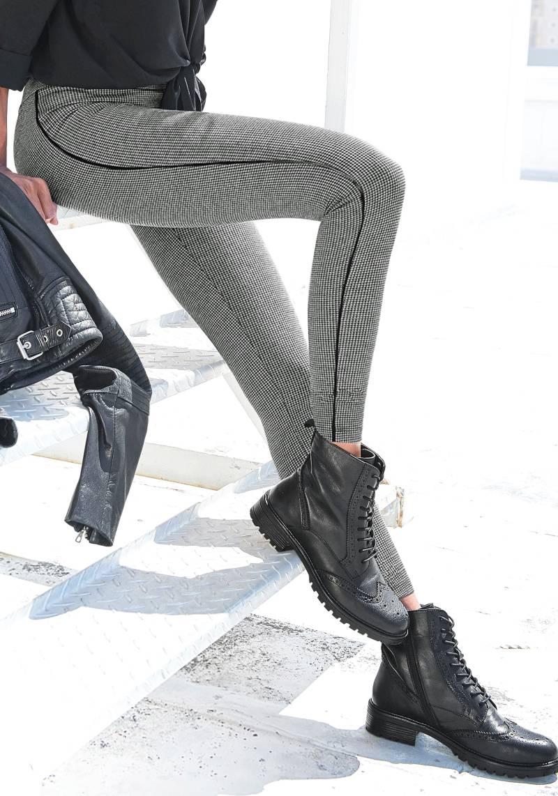 LASCANA Leggings, mit Pepita Muster von LASCANA