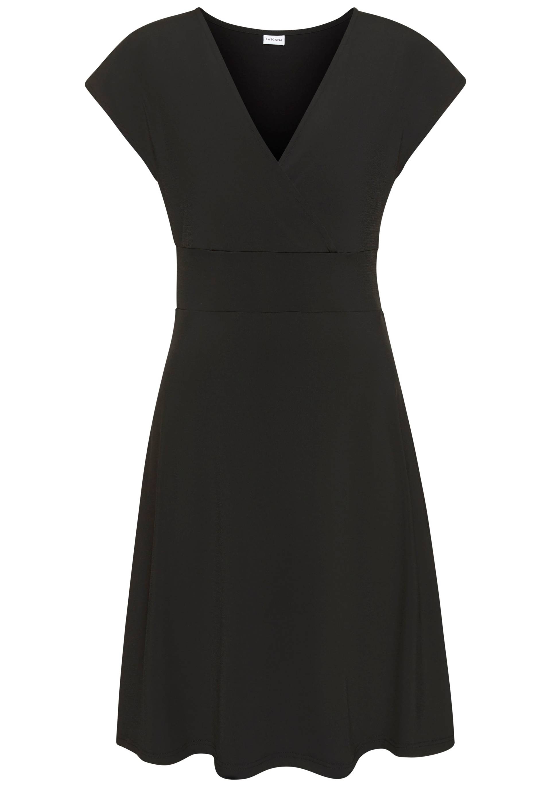 LASCANA Midikleid, aus bügelfreier Ware, elegantes Sommerkleid aus Jersey, Strandkleid von LASCANA