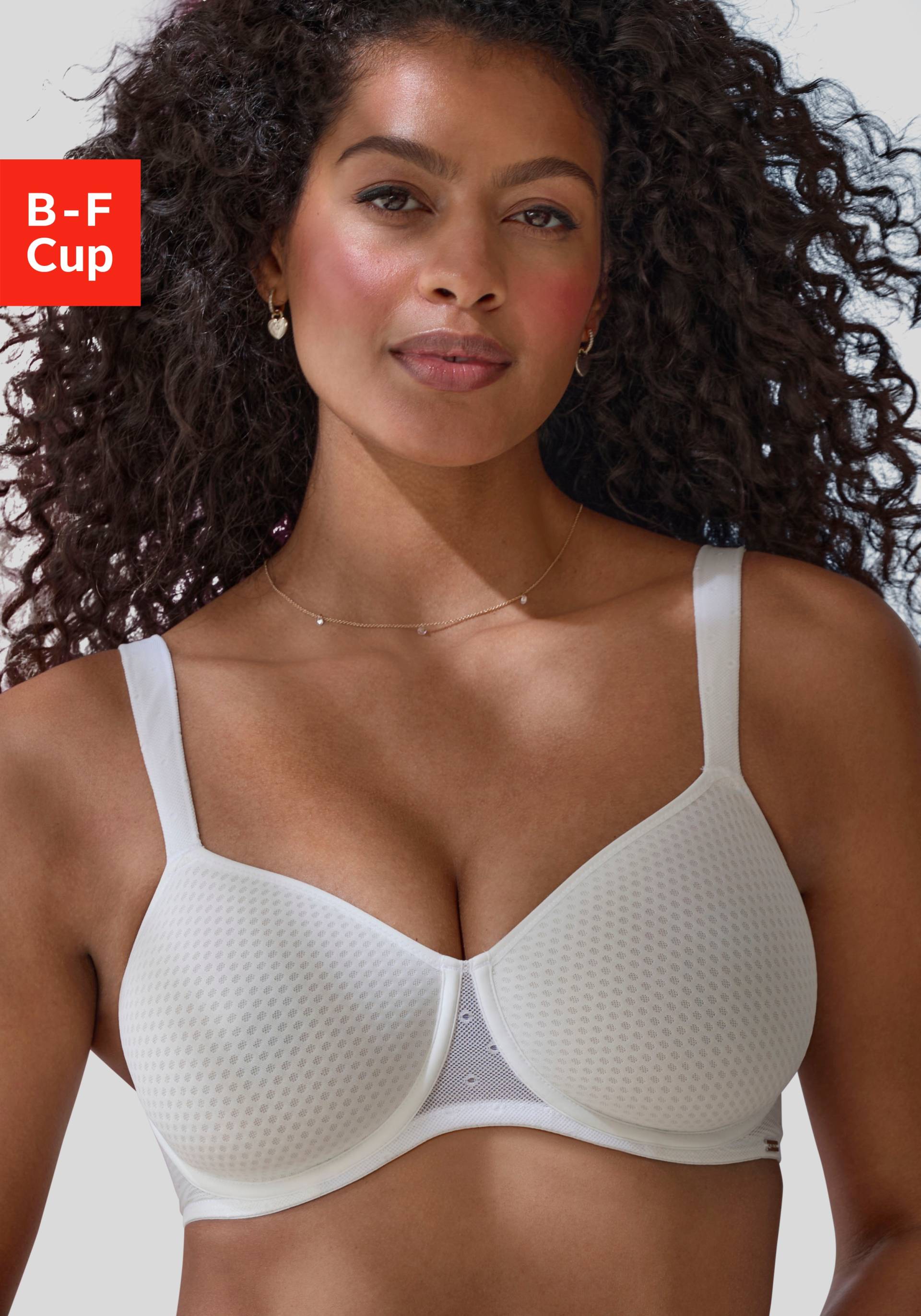 LASCANA Minimizer-BH, mit Bügel und Cups aus gemustertem Spacer-Material, Basic LASCANA Minimizer-BH, mit Bügel und Cups aus gemustertem Spacer-Material, Basic von LASCANA