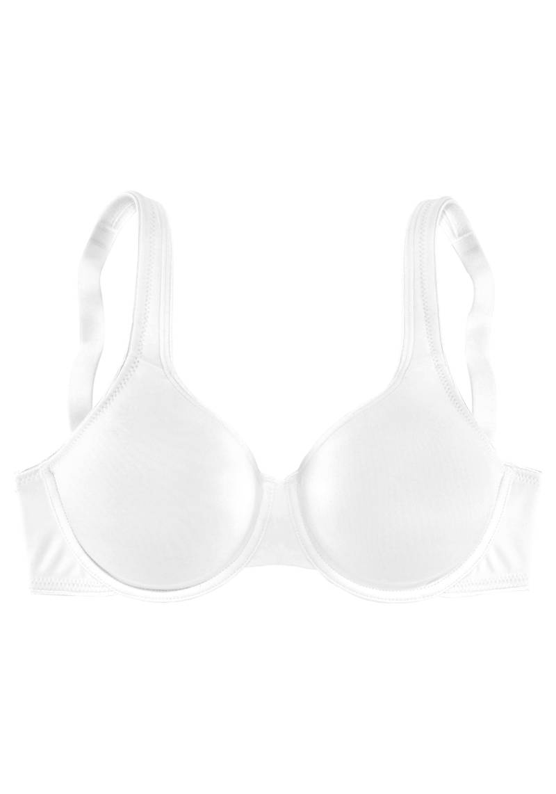 LASCANA Minimizer-BH, mit Bügel und nahtlosen Cups, aus seidiger Microfaser, Basic Dessous von LASCANA