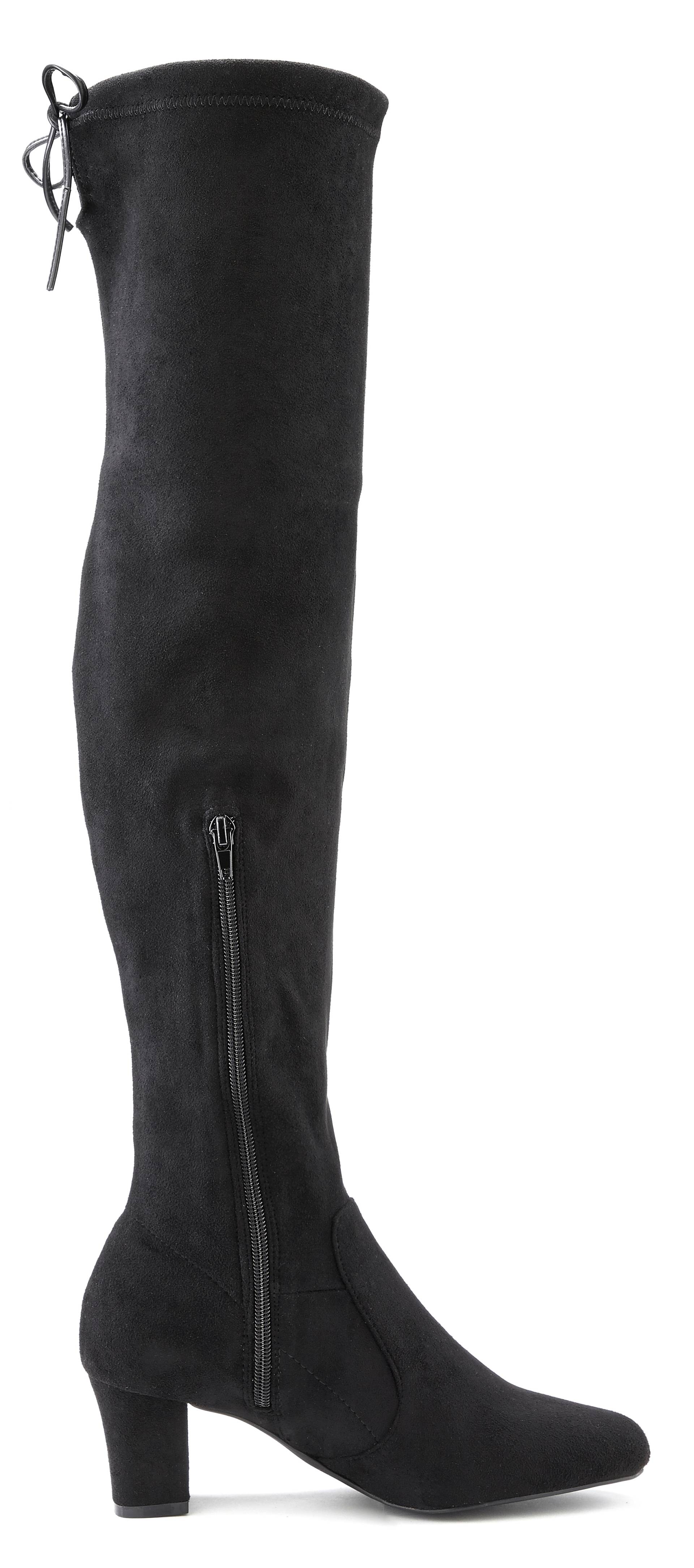 LASCANA Overkneestiefel, Slouchy Boots,Langschaft Stiefel,Schlupf-Boot, weiches Stretchmaterial von LASCANA