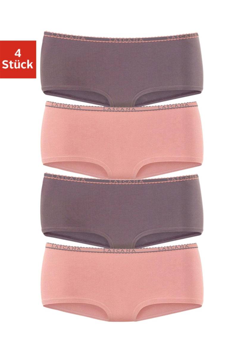 LASCANA Panty, (4er-Pack), aus elastischer Baumwoll-Qualität von LASCANA