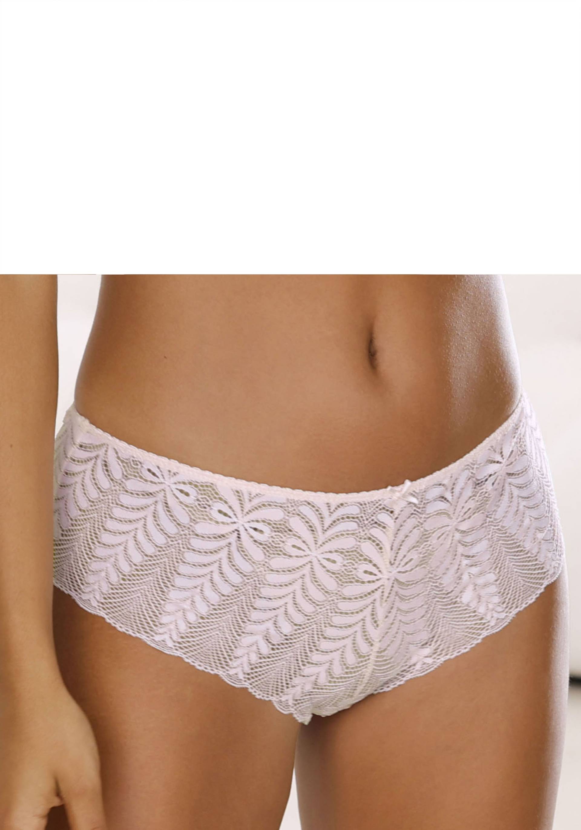 LASCANA Panty »Amira«, aus dezent transparenter Spitze von LASCANA