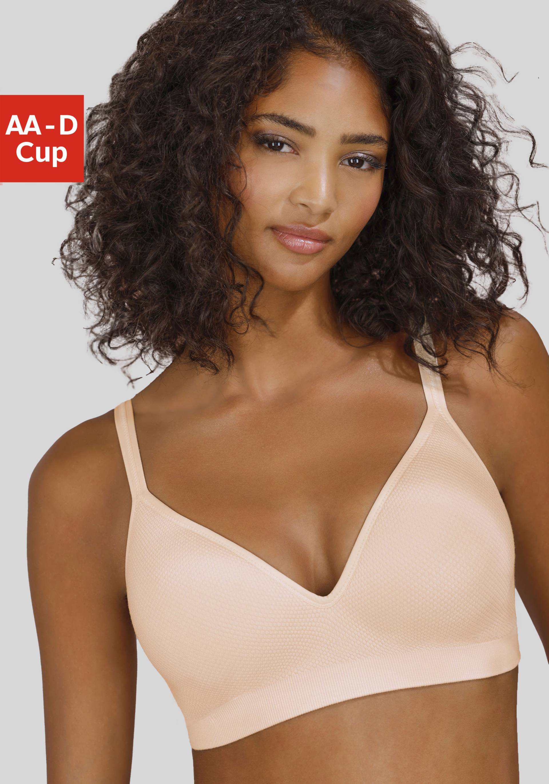 LASCANA Push-up-BH »COMFY BRA«, ohne Bügel aus weicher Baumwollqualität, Basic Dessous LASCANA Push-up-BH »COMFY BRA«, ohne Bügel aus weicher Baumwollqualität, Basic Dessous von LASCANA